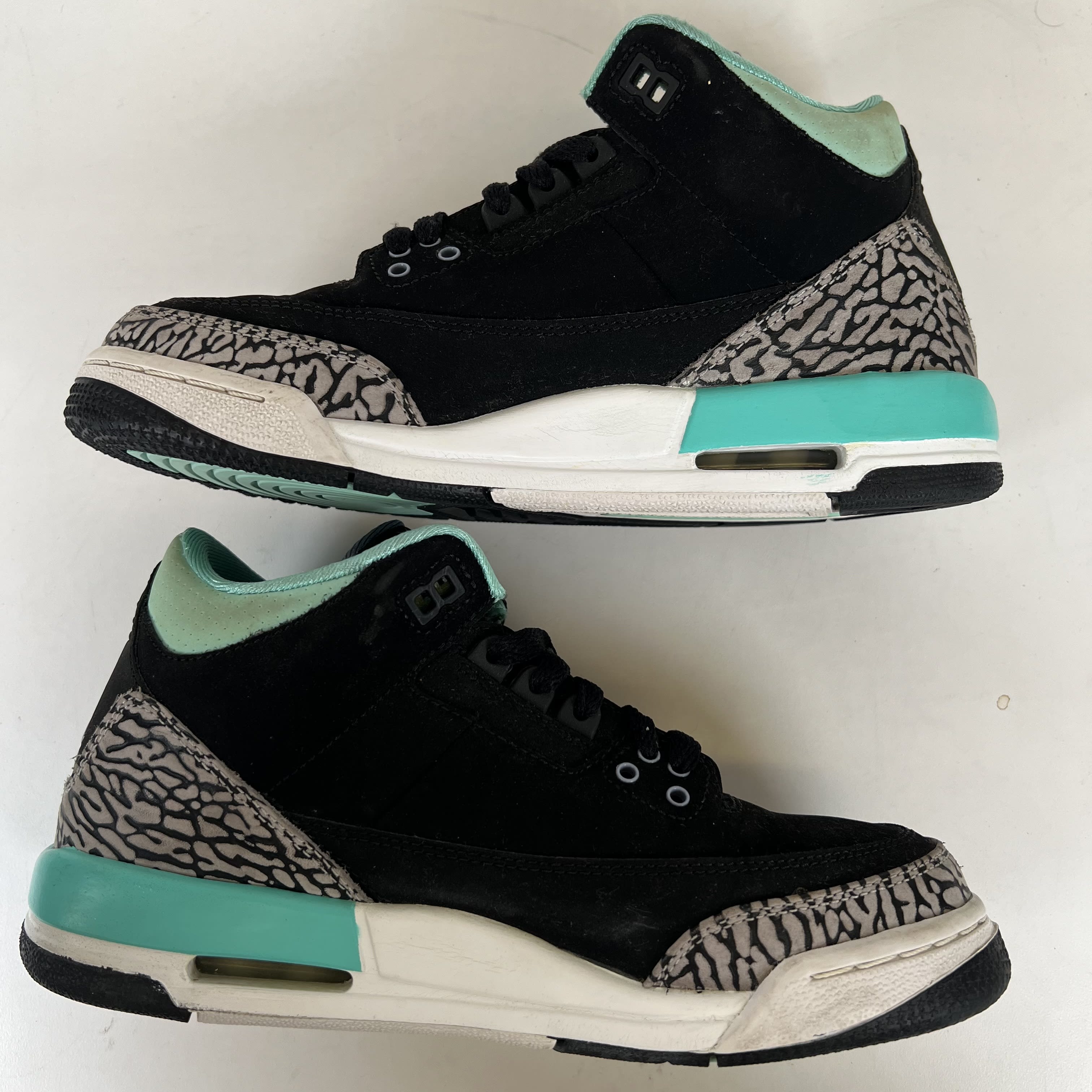 SP5659 Jordan 3 Retro Bleached Turquoise Mint (GS)