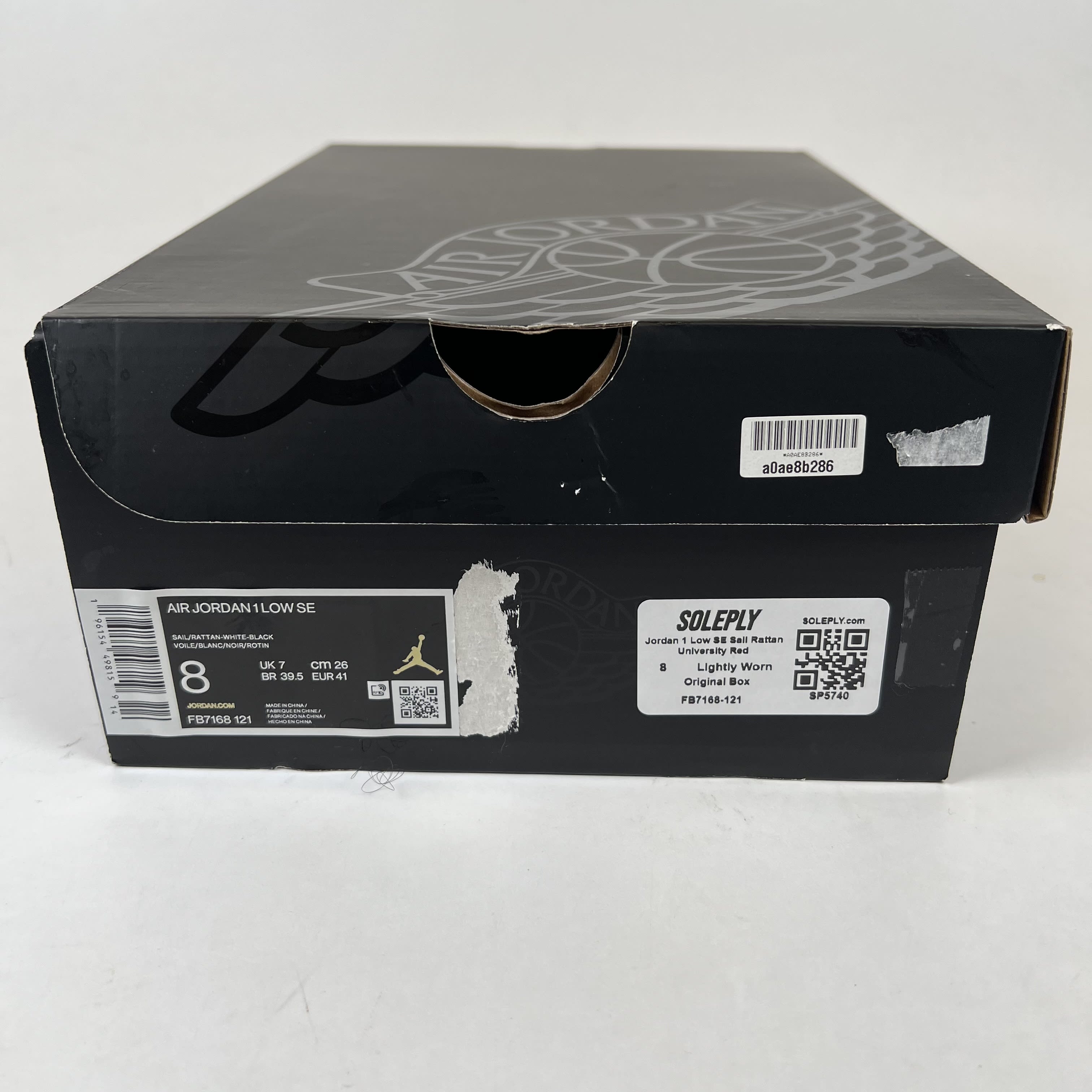 SP5740 Jordan 1 Low SE Sail Rattan University Red