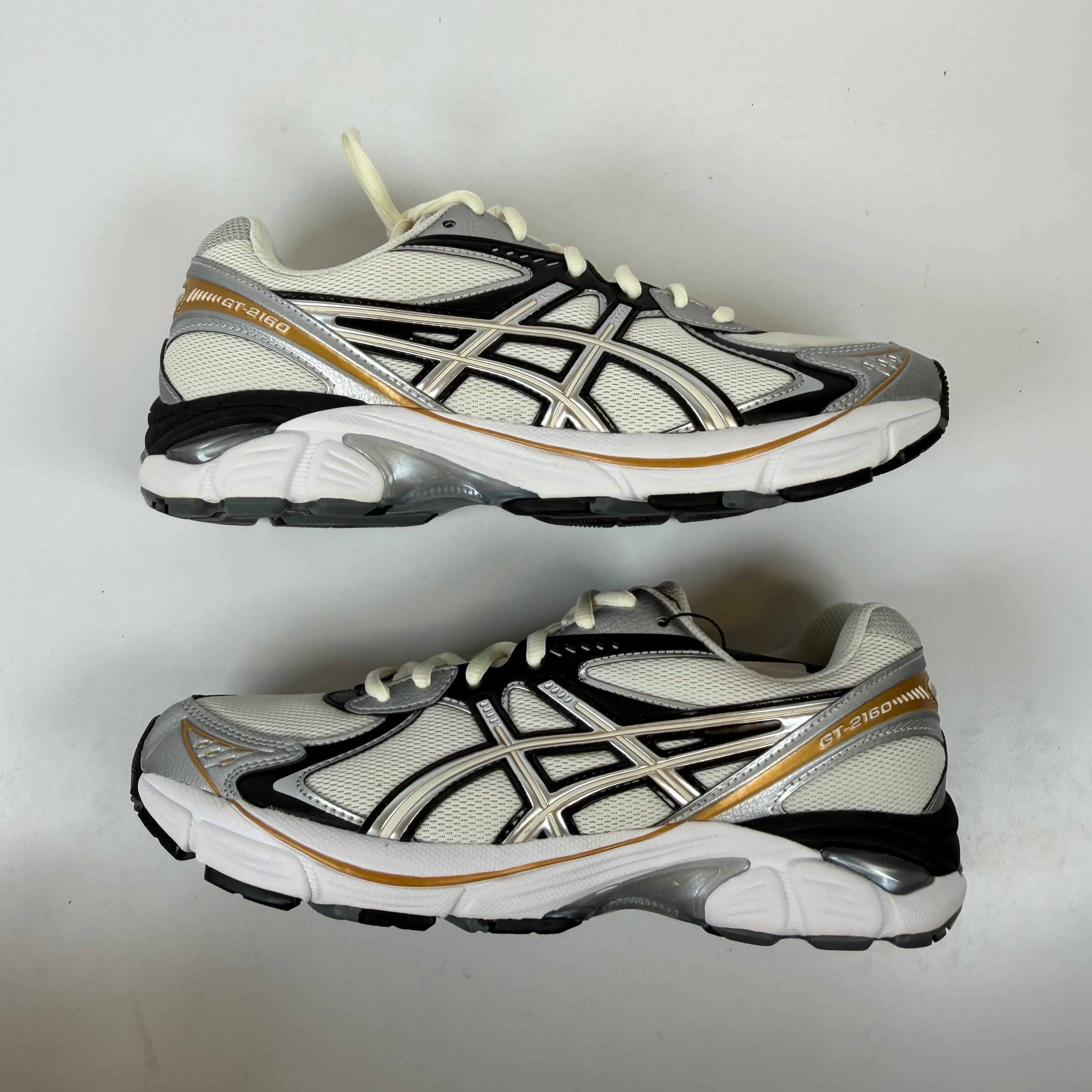340537 ASICS GT-2160 Cream Pure Silver Gold