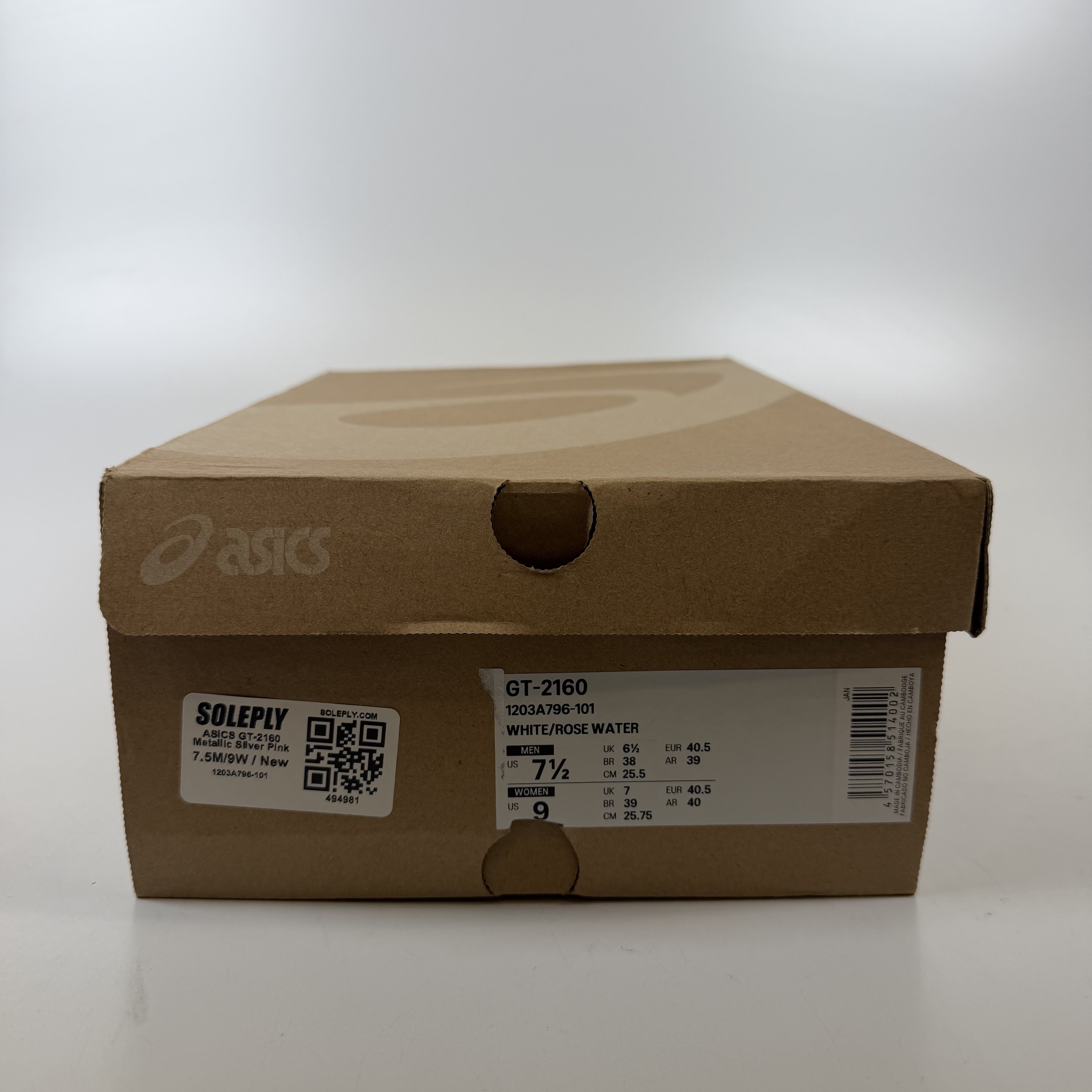 494981 ASICS GT-2160 Metallic Silver Pink