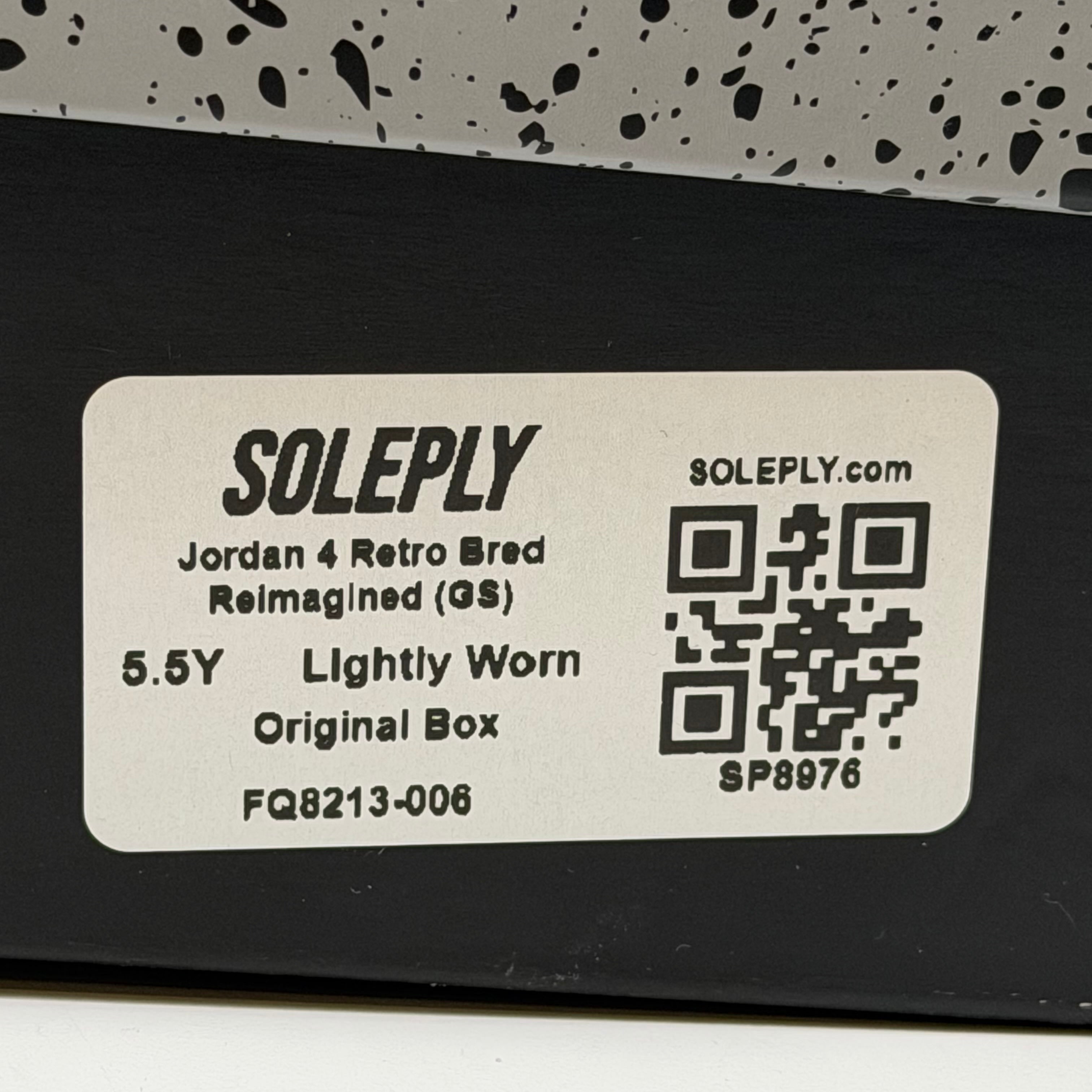 SP8976 Jordan 4 Retro Bred Reimagined (GS)