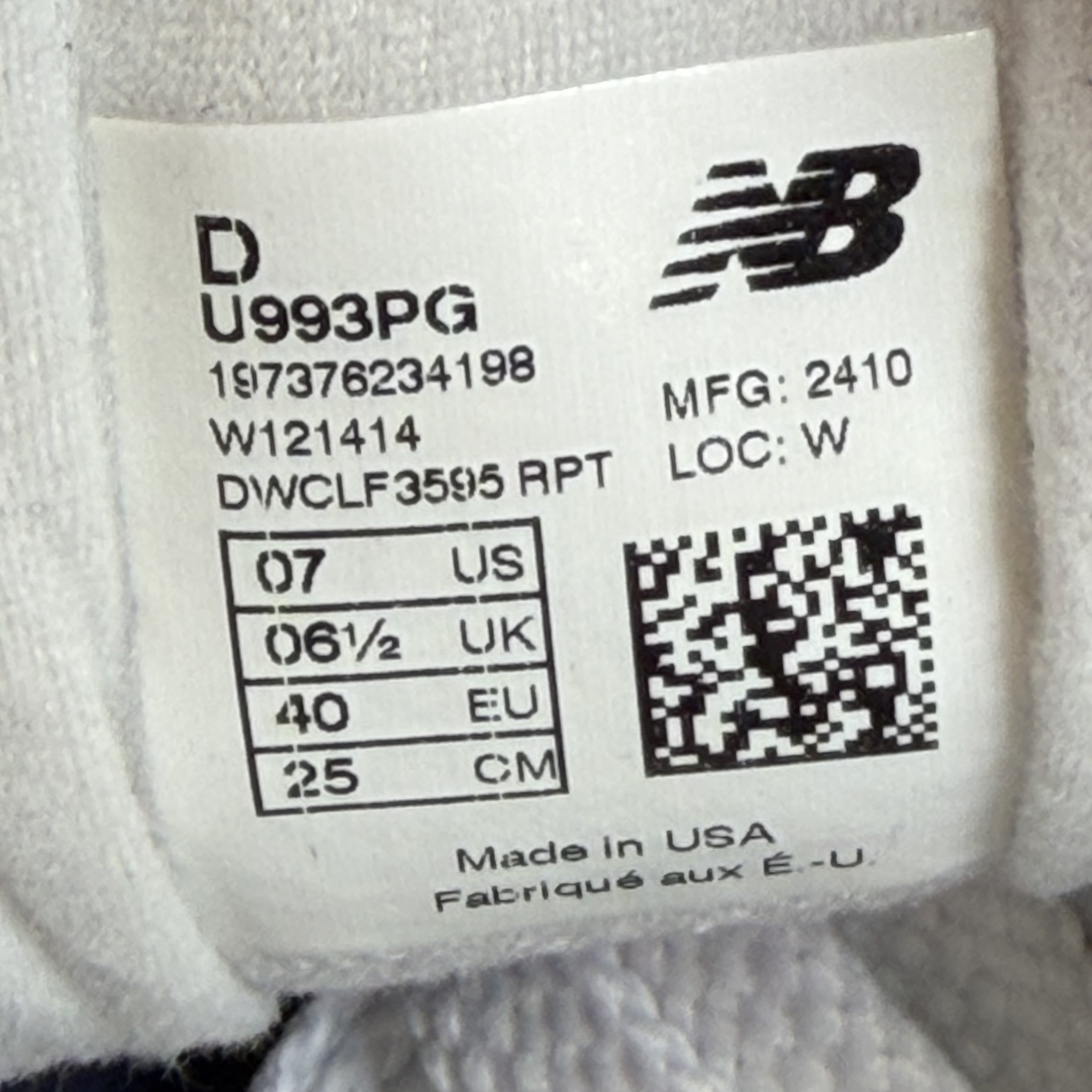 624544 New Balance 993 MiUSA Teddy Santis Interstellar