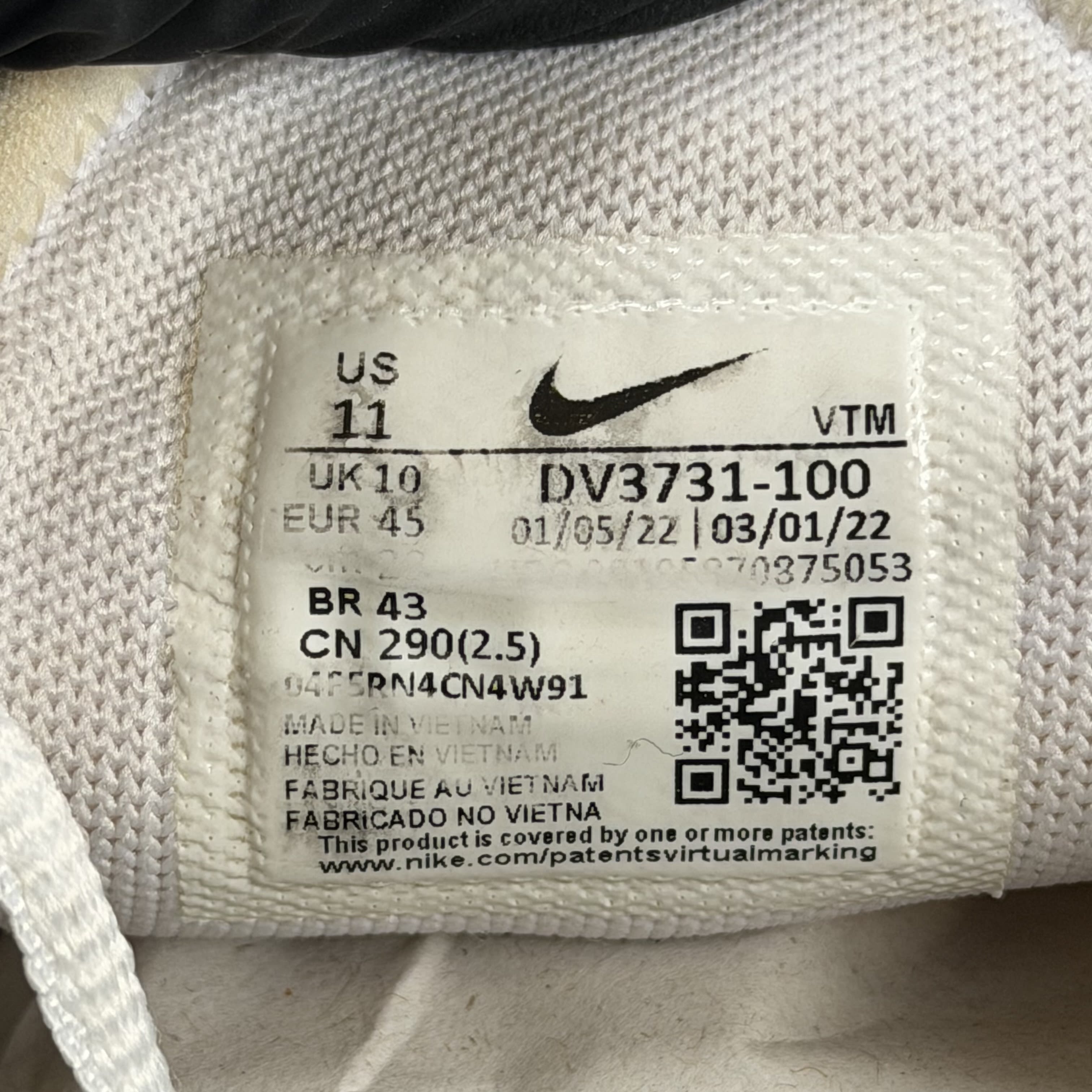 SP4659 Nike Air Max 270 White Game Royal