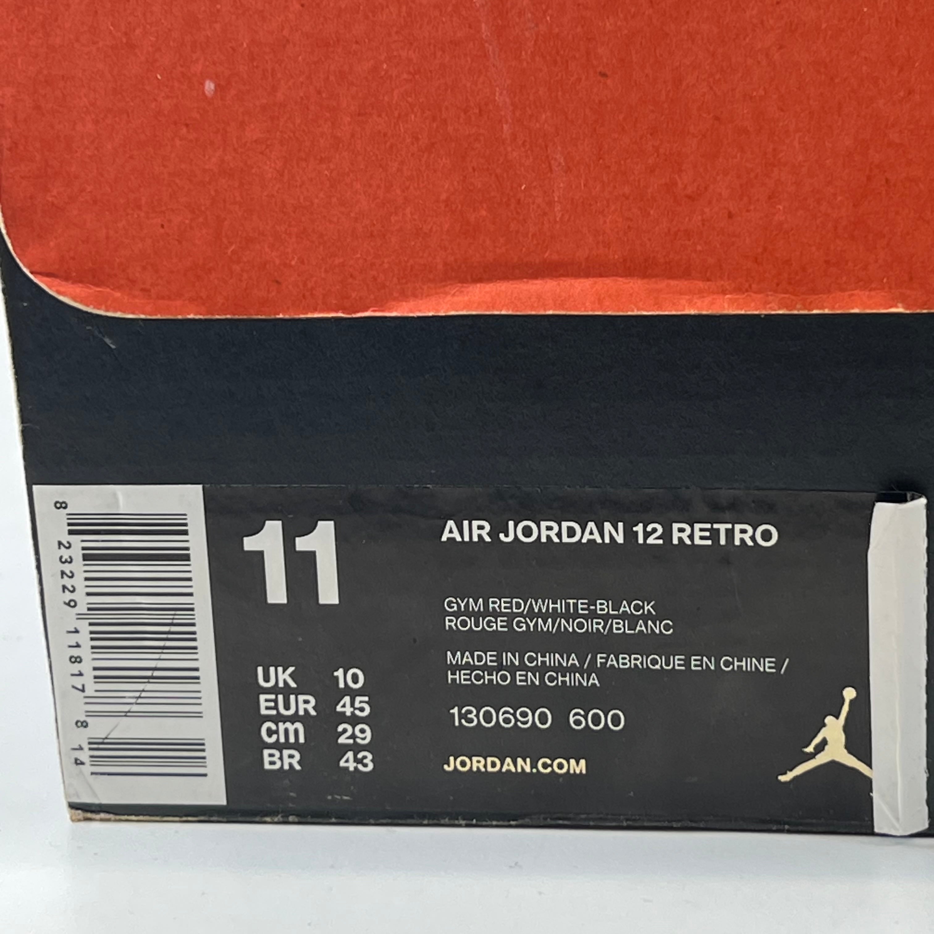 SP5174 Jordan 12 Retro Gym Red