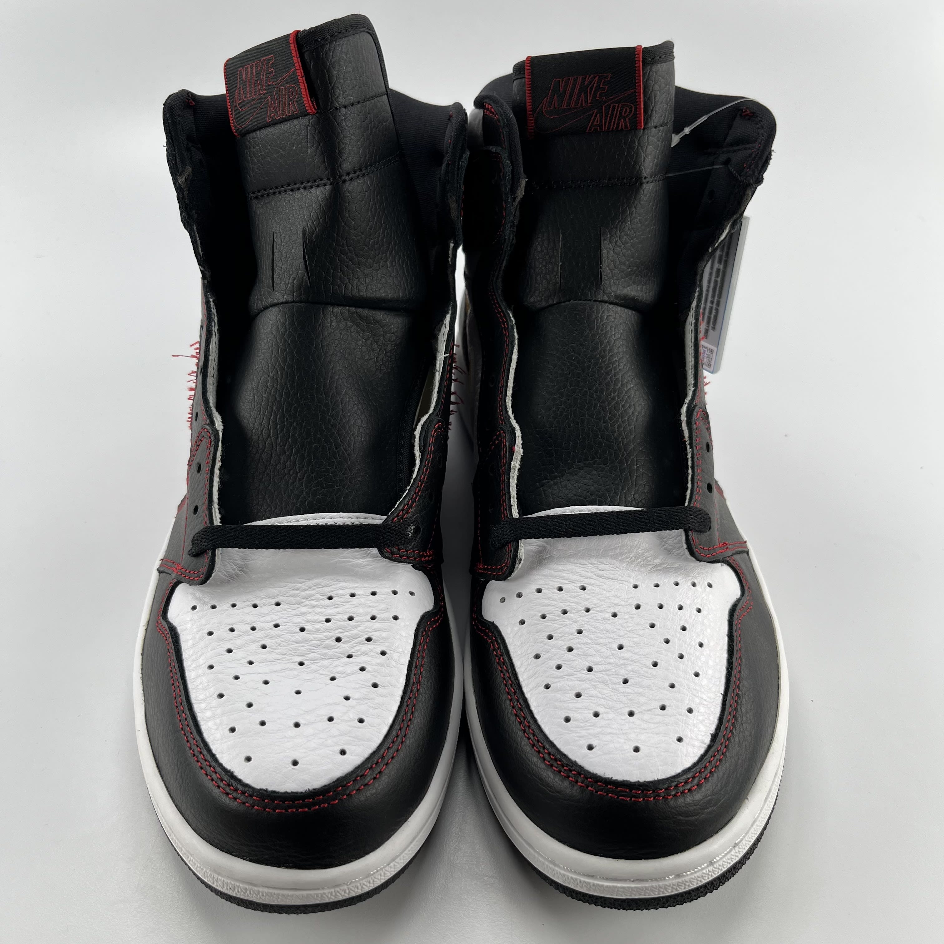 442265 Jordan 1 Retro High Defiant White Black Gym Red
