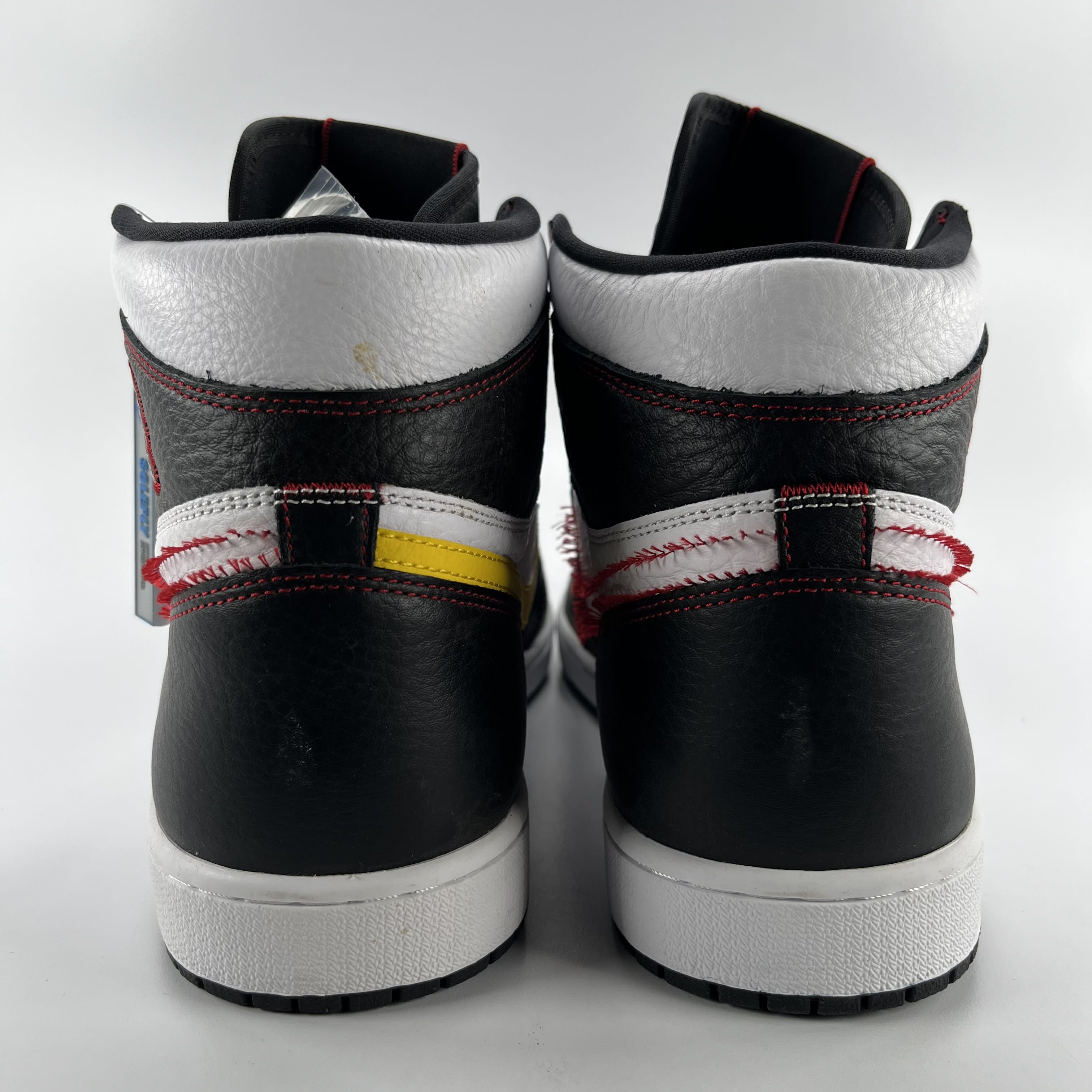 442265 Jordan 1 Retro High Defiant White Black Gym Red