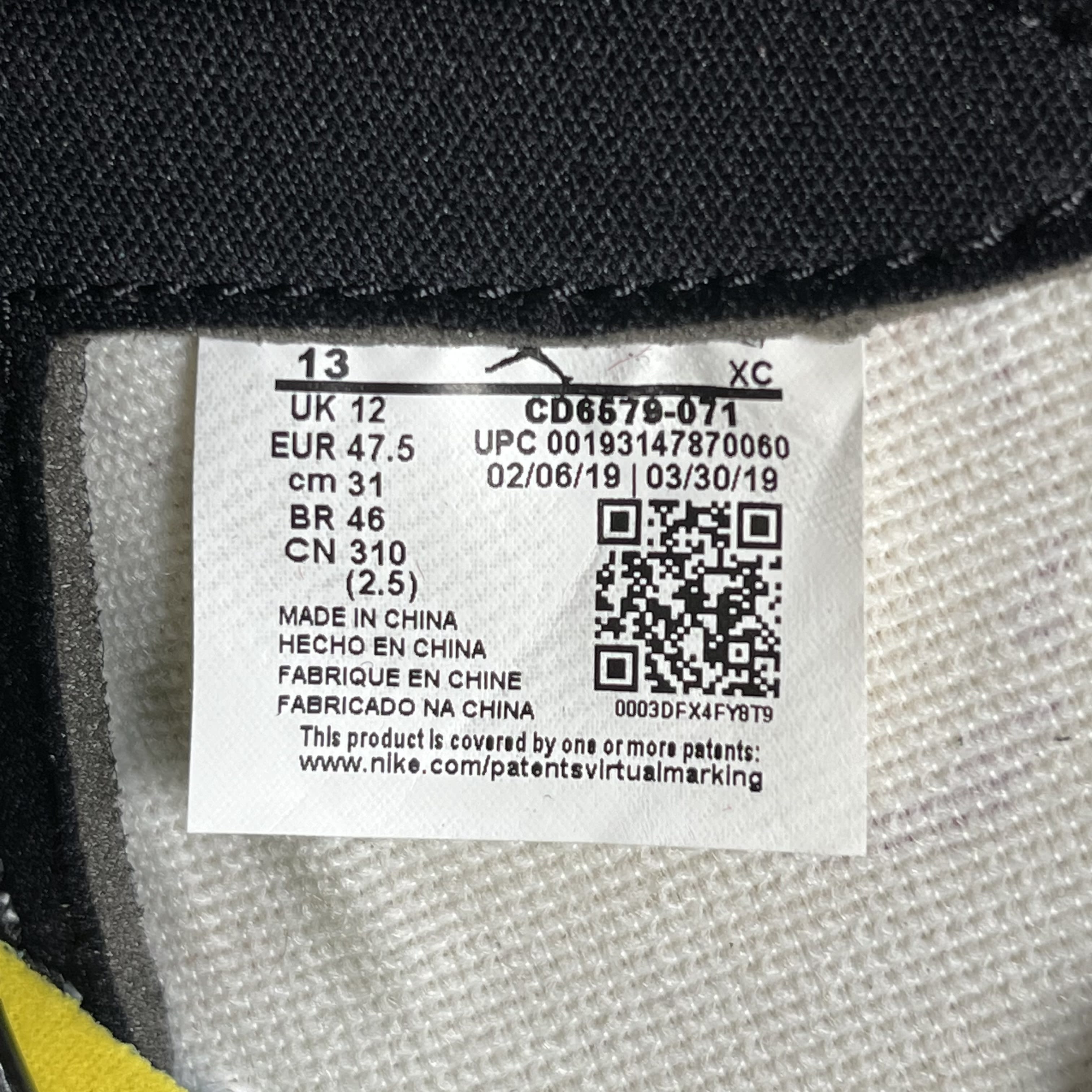 442265 Jordan 1 Retro High Defiant White Black Gym Red