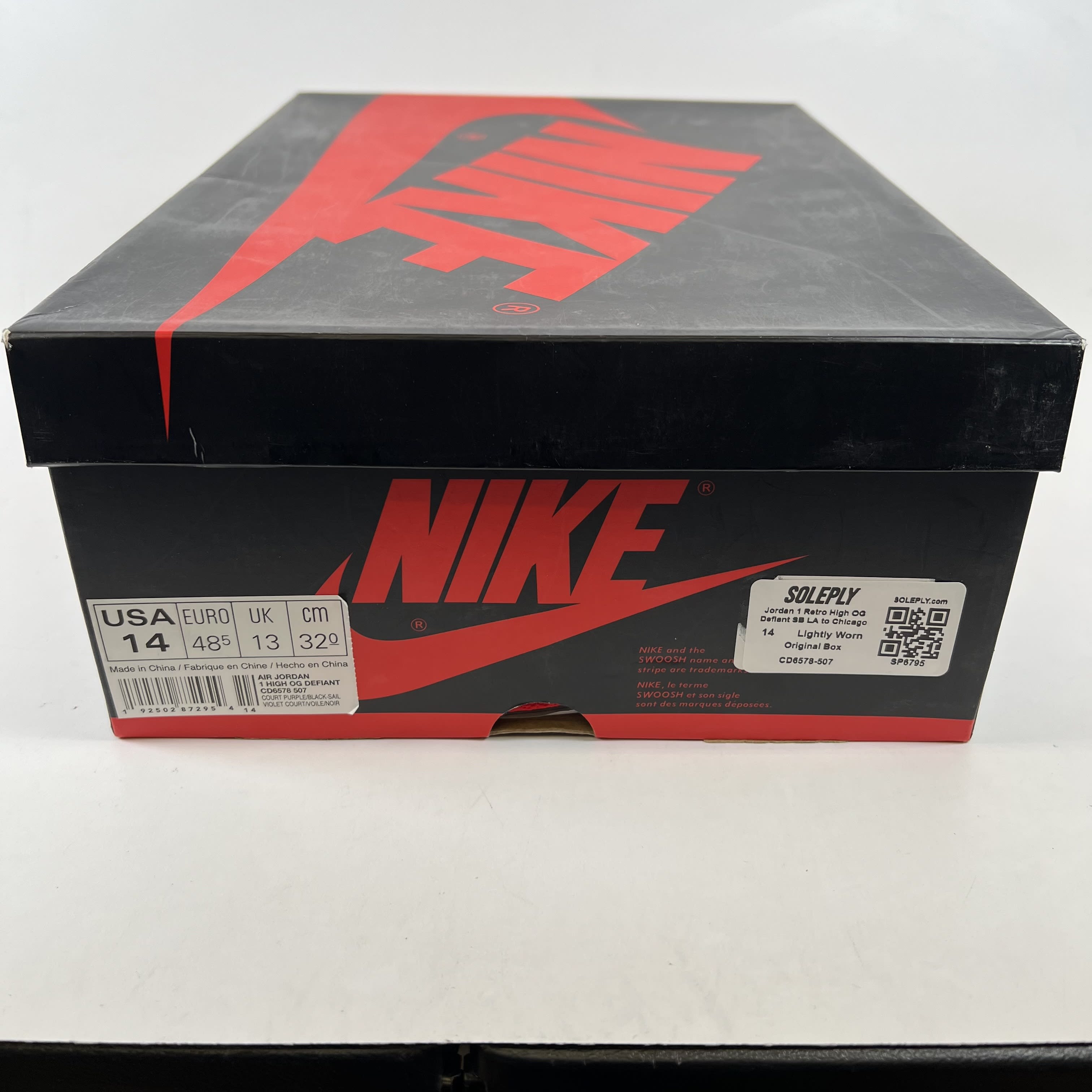 [SP6795] Jordan 1 Retro High OG Defiant SB LA to Chicago