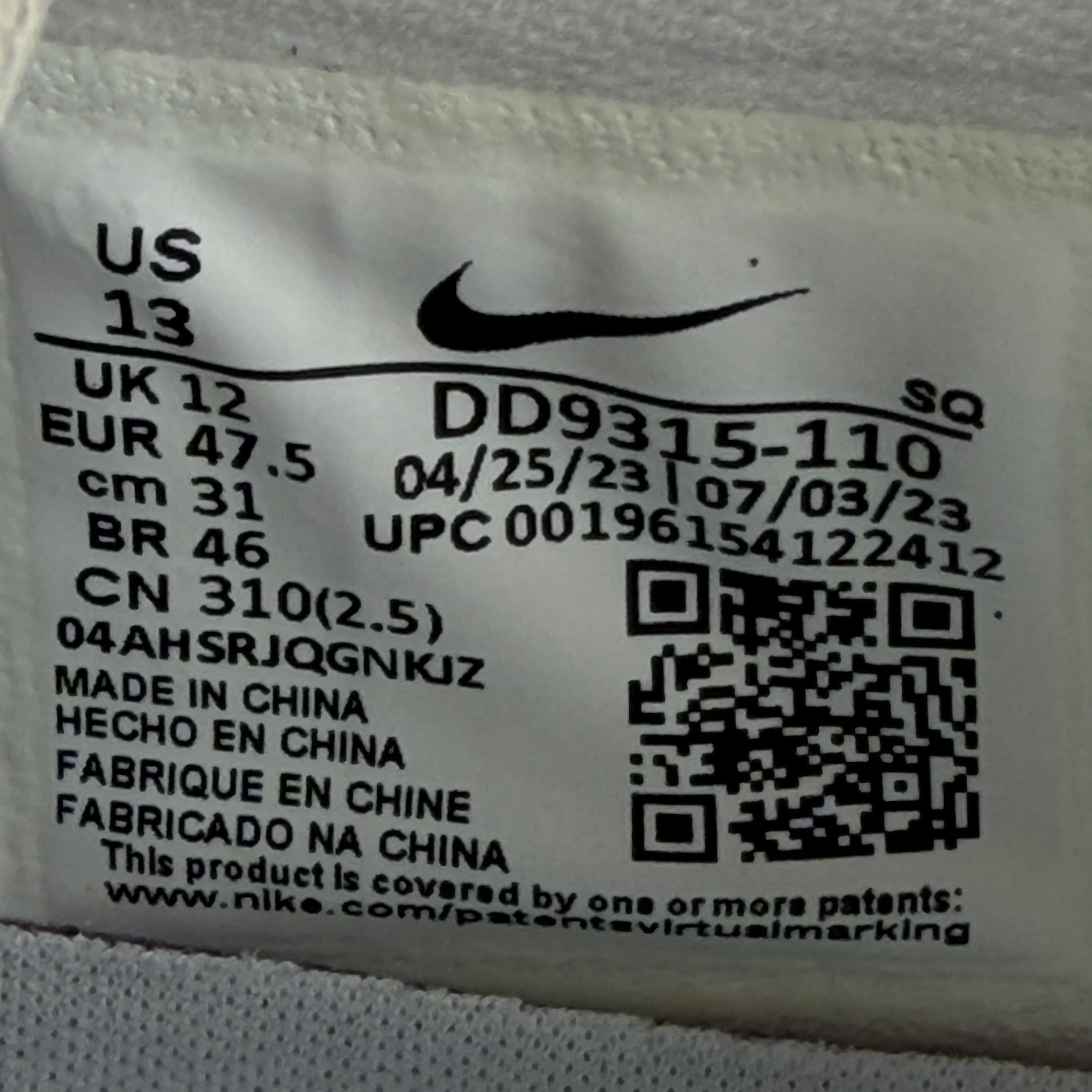 SP5386 Air Jordan 1 Low Golf 'Triple White'