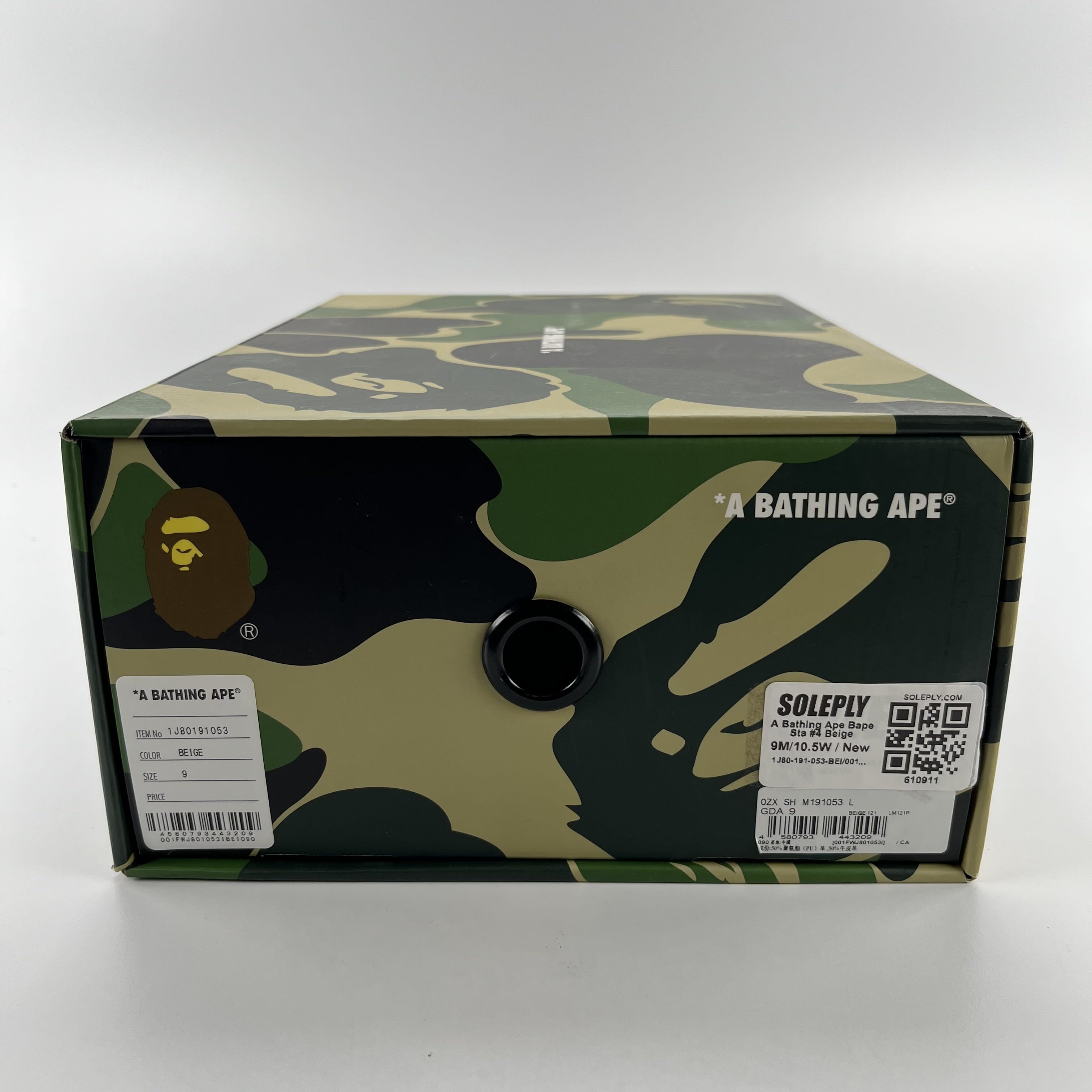 610911 A Bathing Ape Bape Sta #4 Beige