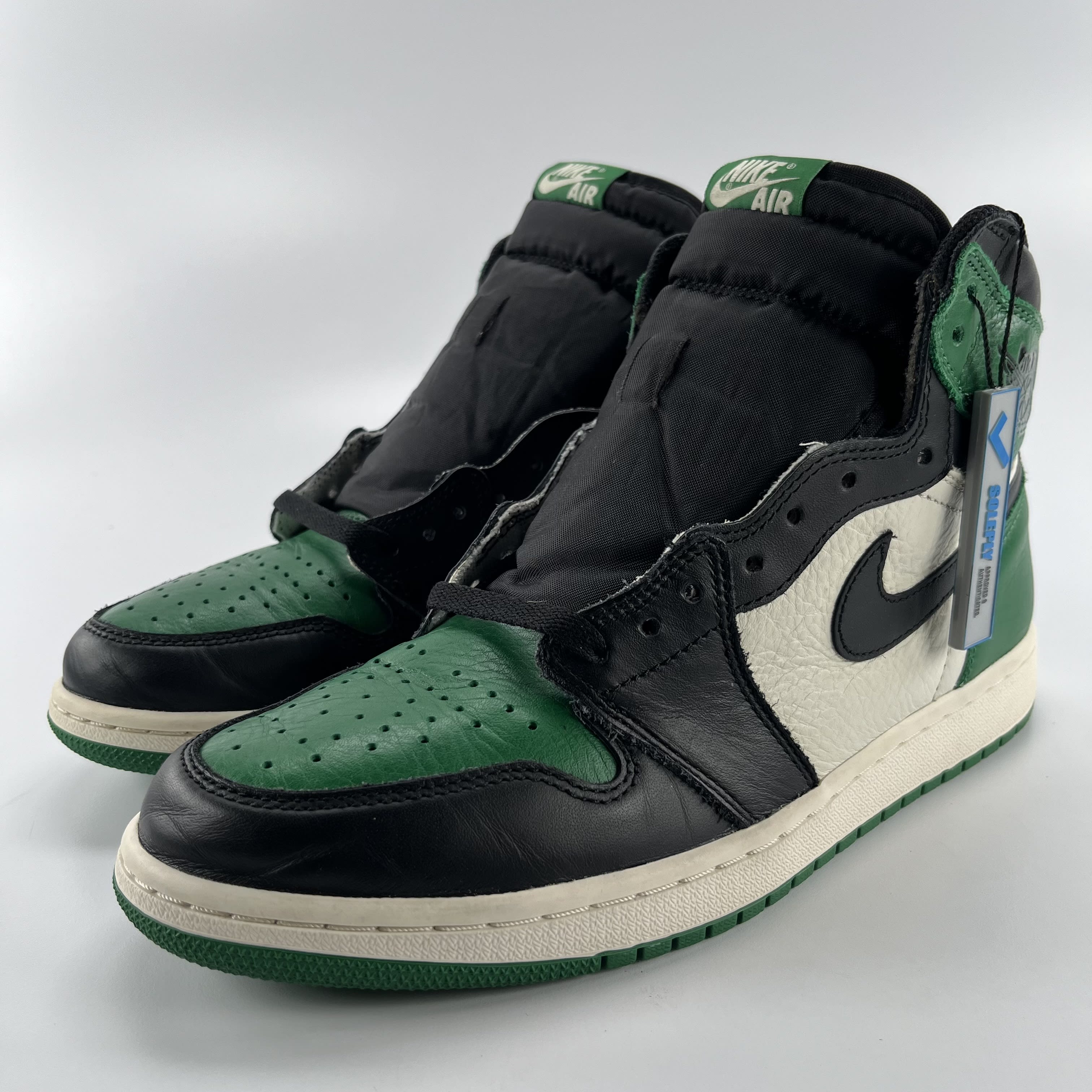 604161 Air Jordan 1 Retro High OG 'Pine Green'