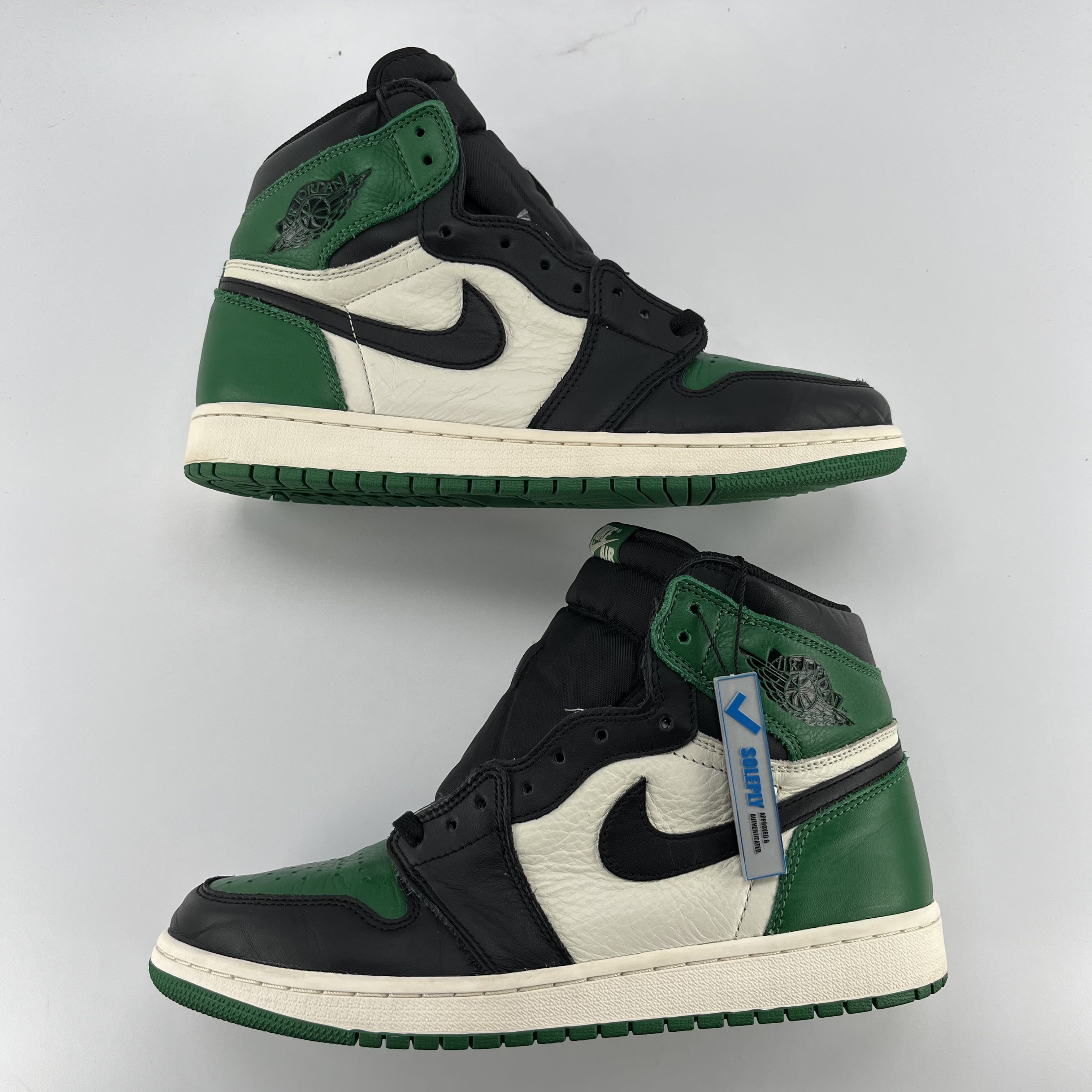 604161 Air Jordan 1 Retro High OG 'Pine Green'