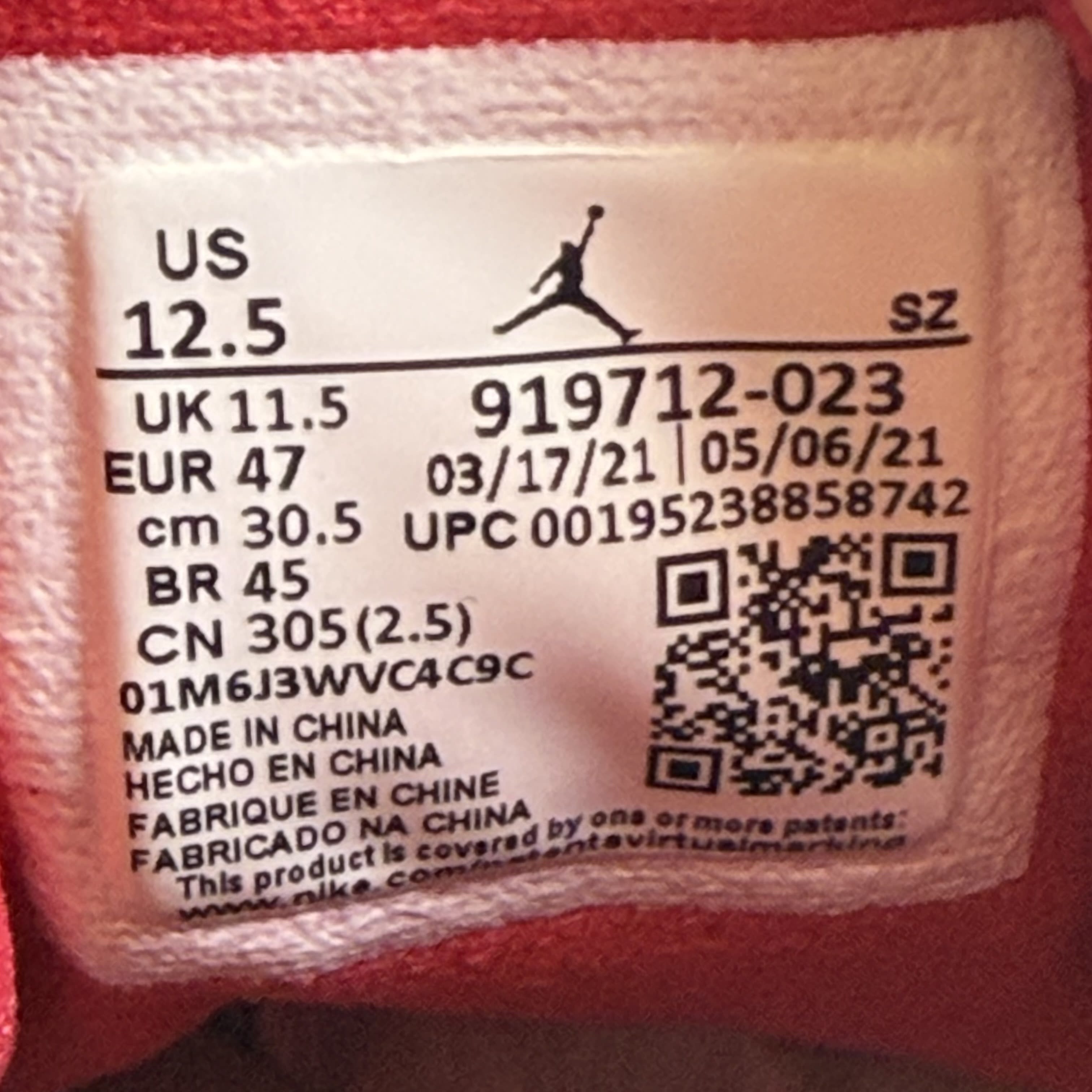 SP7852 Jordan 11 Retro Low IE Bred (2021)