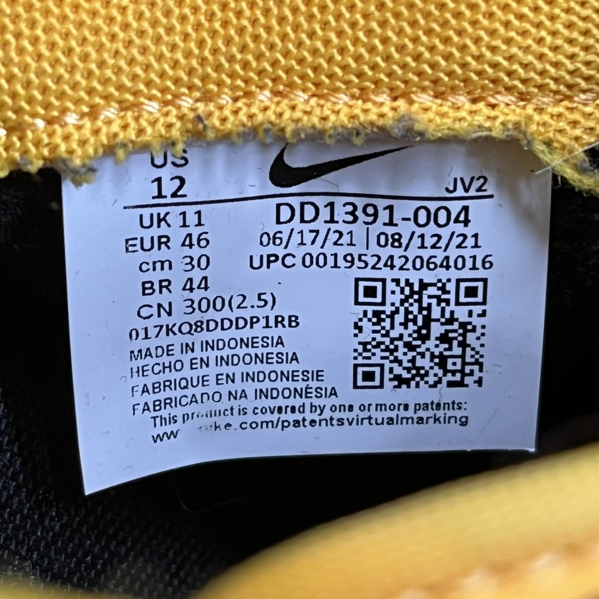 818484 Nike Dunk Low Championship Goldenrod (2021)