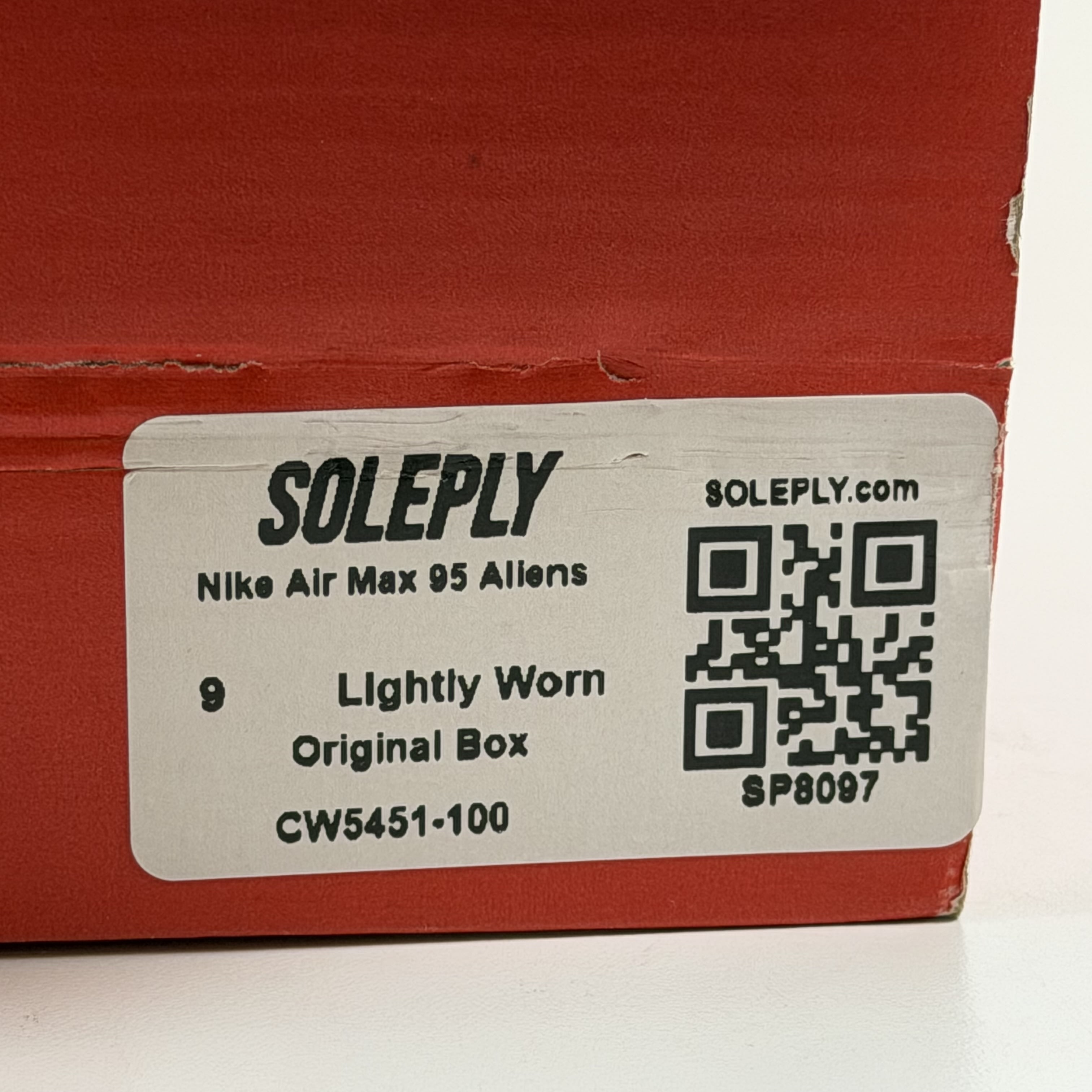 SP8097 Nike Air Max 95 Aliens