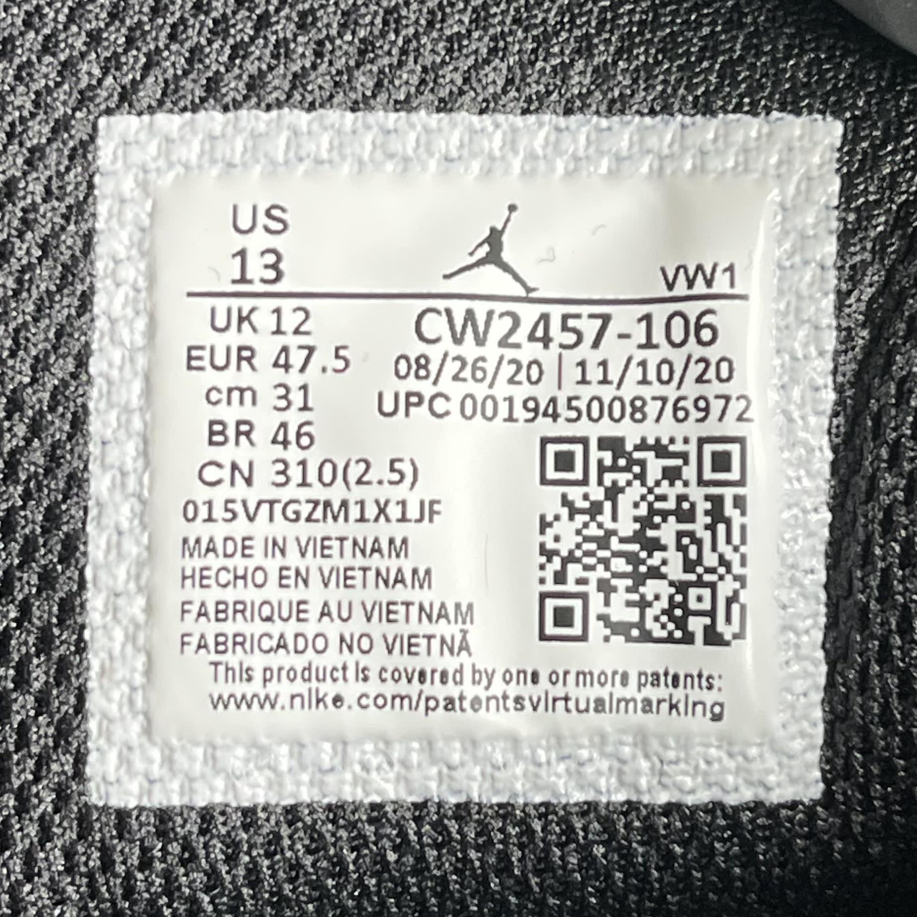 437695 Jordan One Take 2 'White University Red'