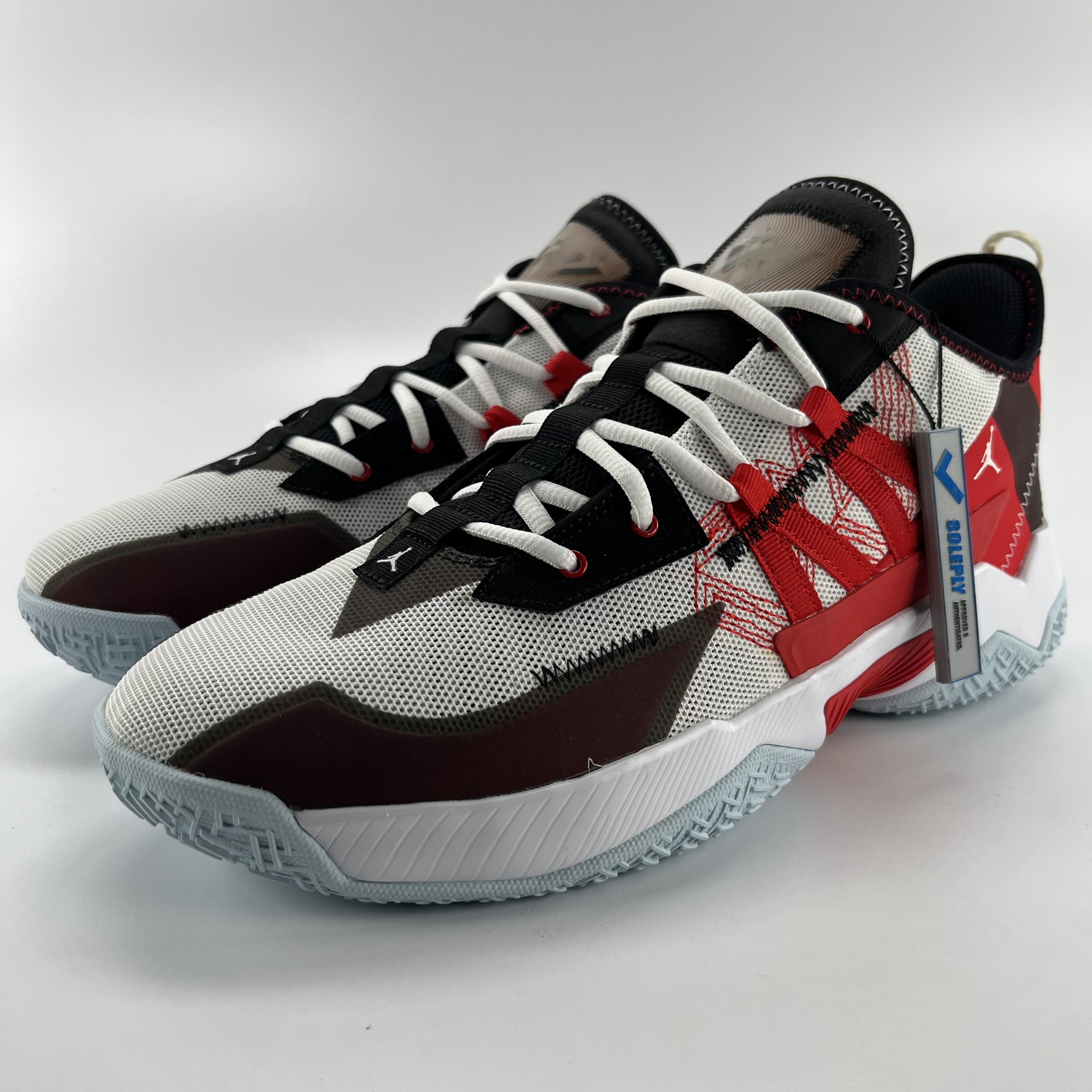 437695 Jordan One Take 2 'White University Red'