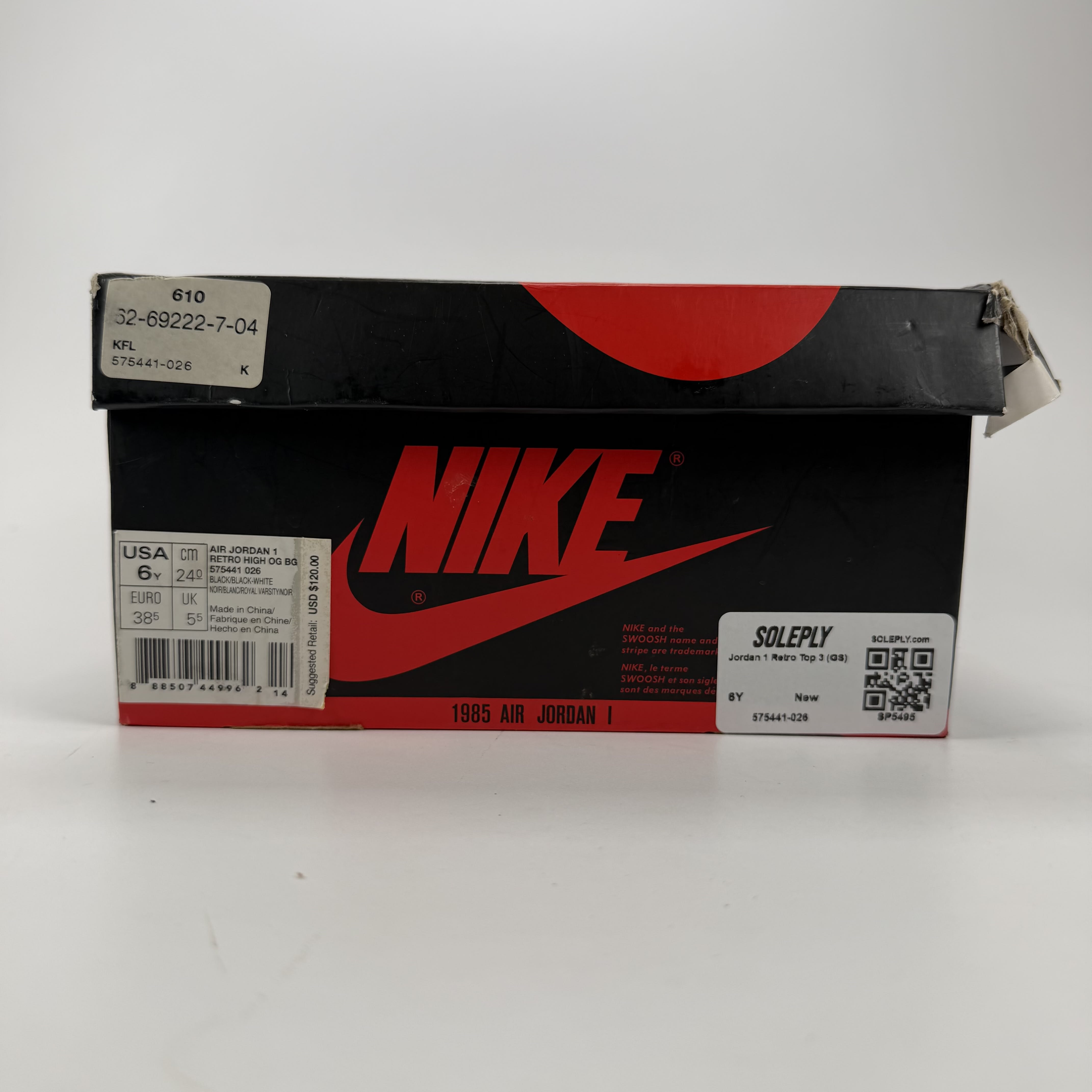 SP5495 Jordan 1 Retro Top 3 (GS)
