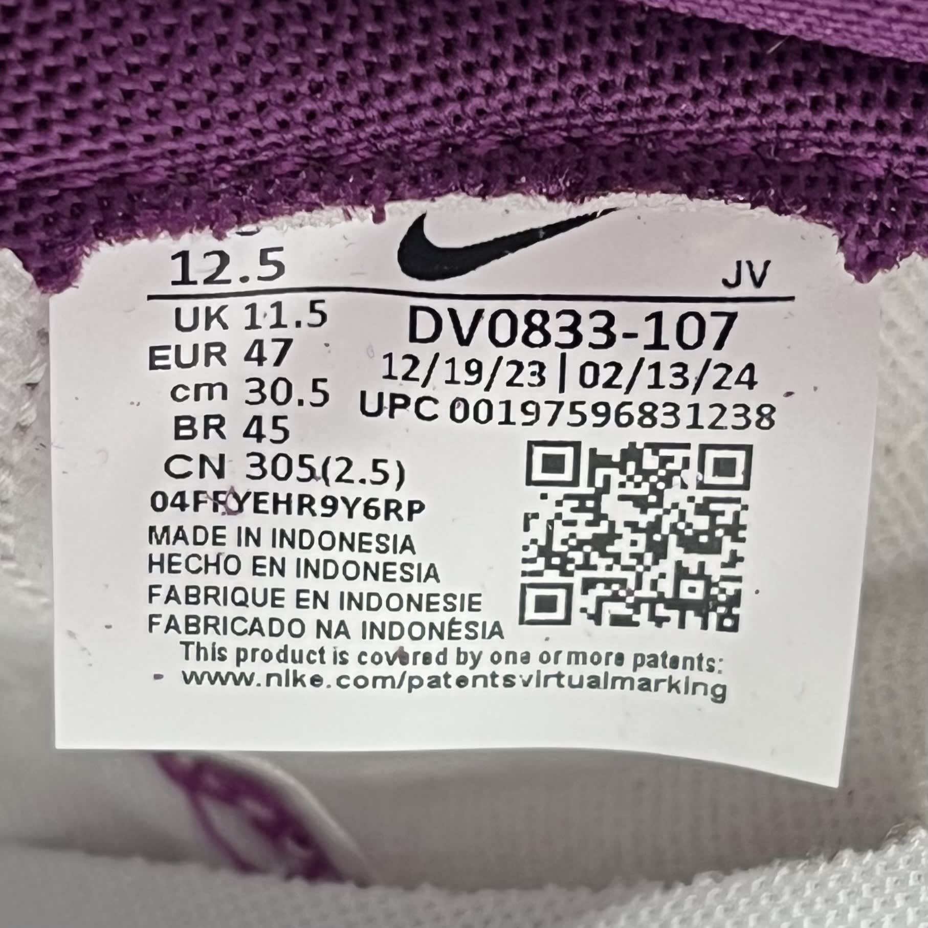 438683 Nike Dunk Low White Viotech