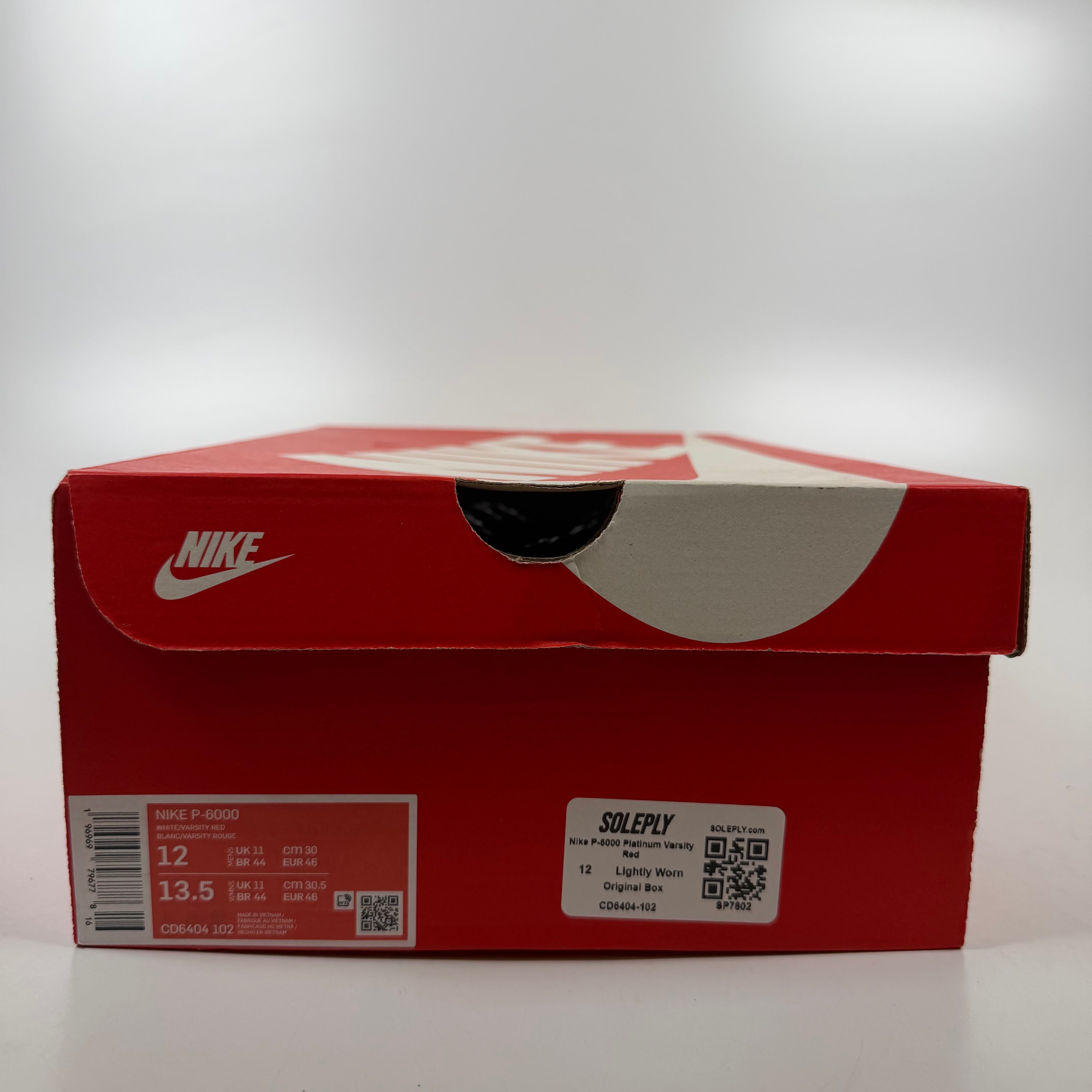 SP7802 Nike P-6000 Platinum Varsity Red