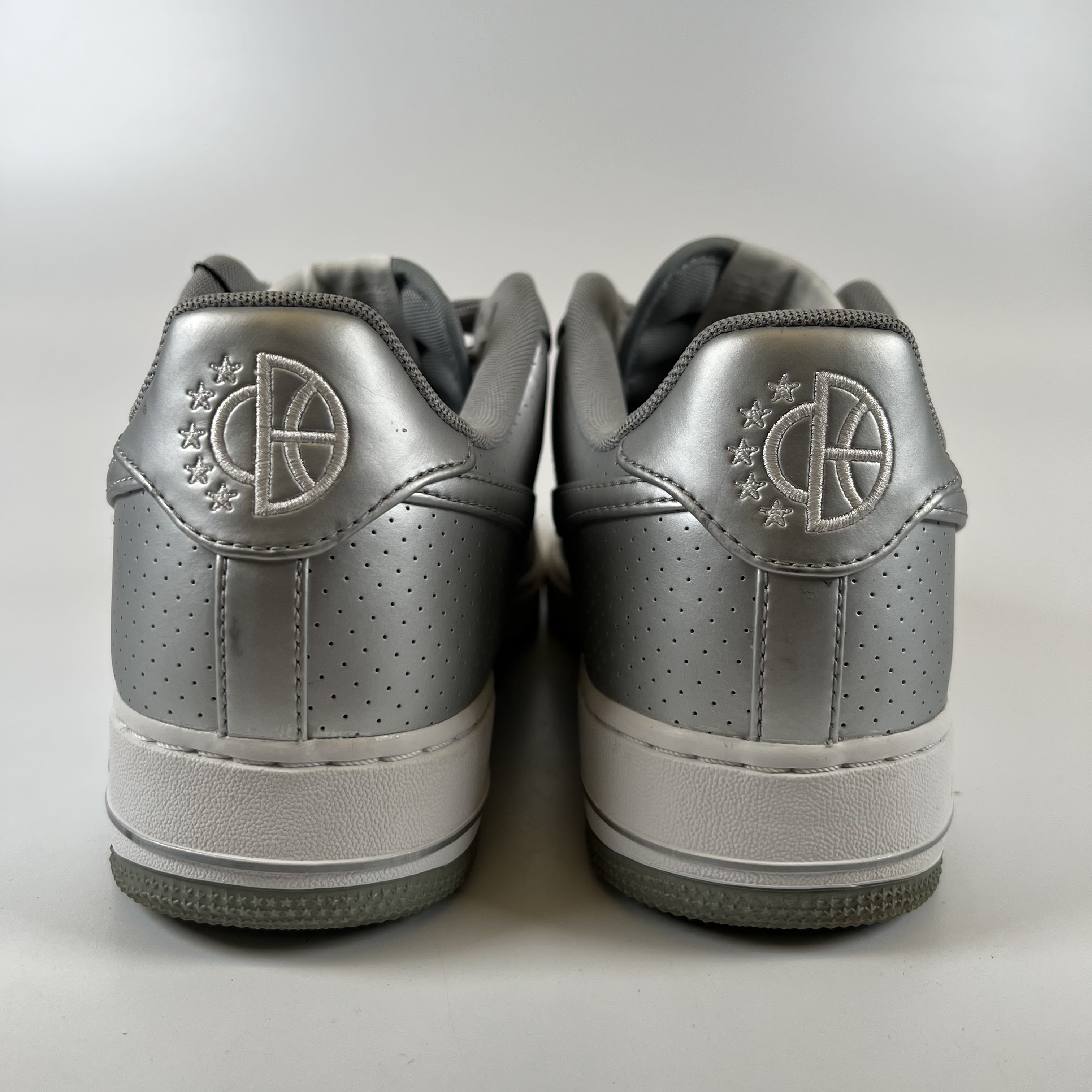 SP5685 Nike Air Force 1 Low '07 LV8 Metallic Silver Perforated