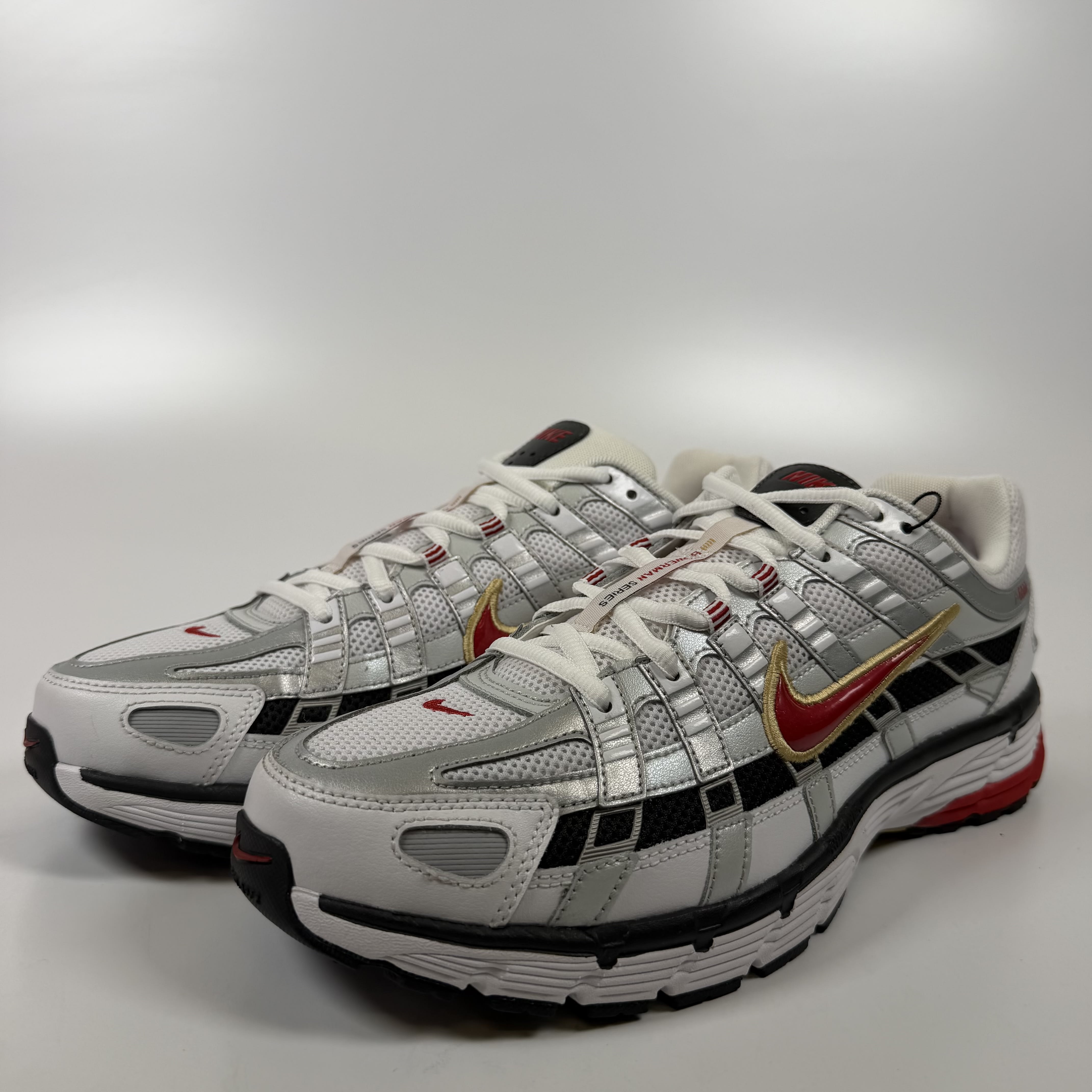 SP7802 Nike P-6000 Platinum Varsity Red