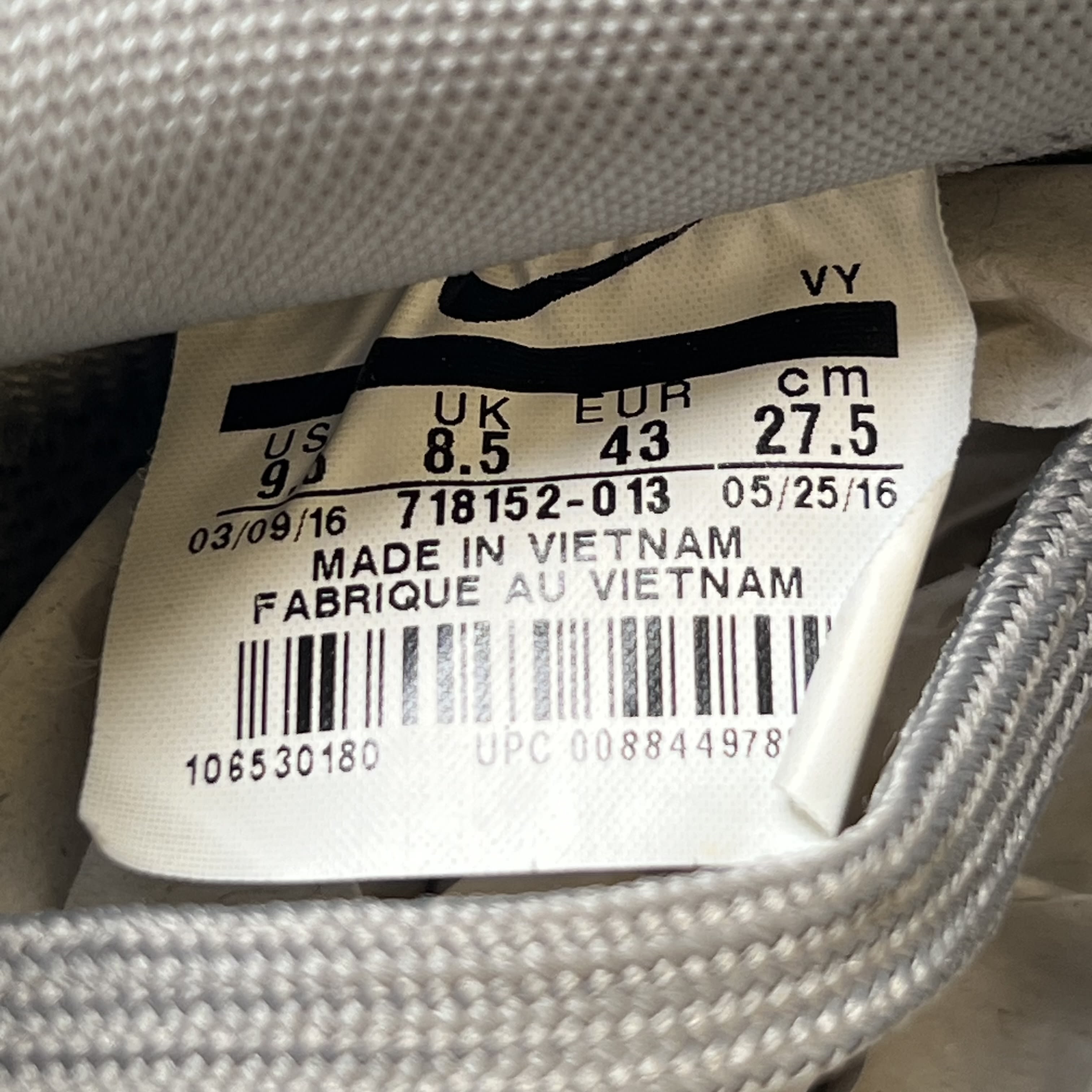 SP5685 Nike Air Force 1 Low '07 LV8 Metallic Silver Perforated