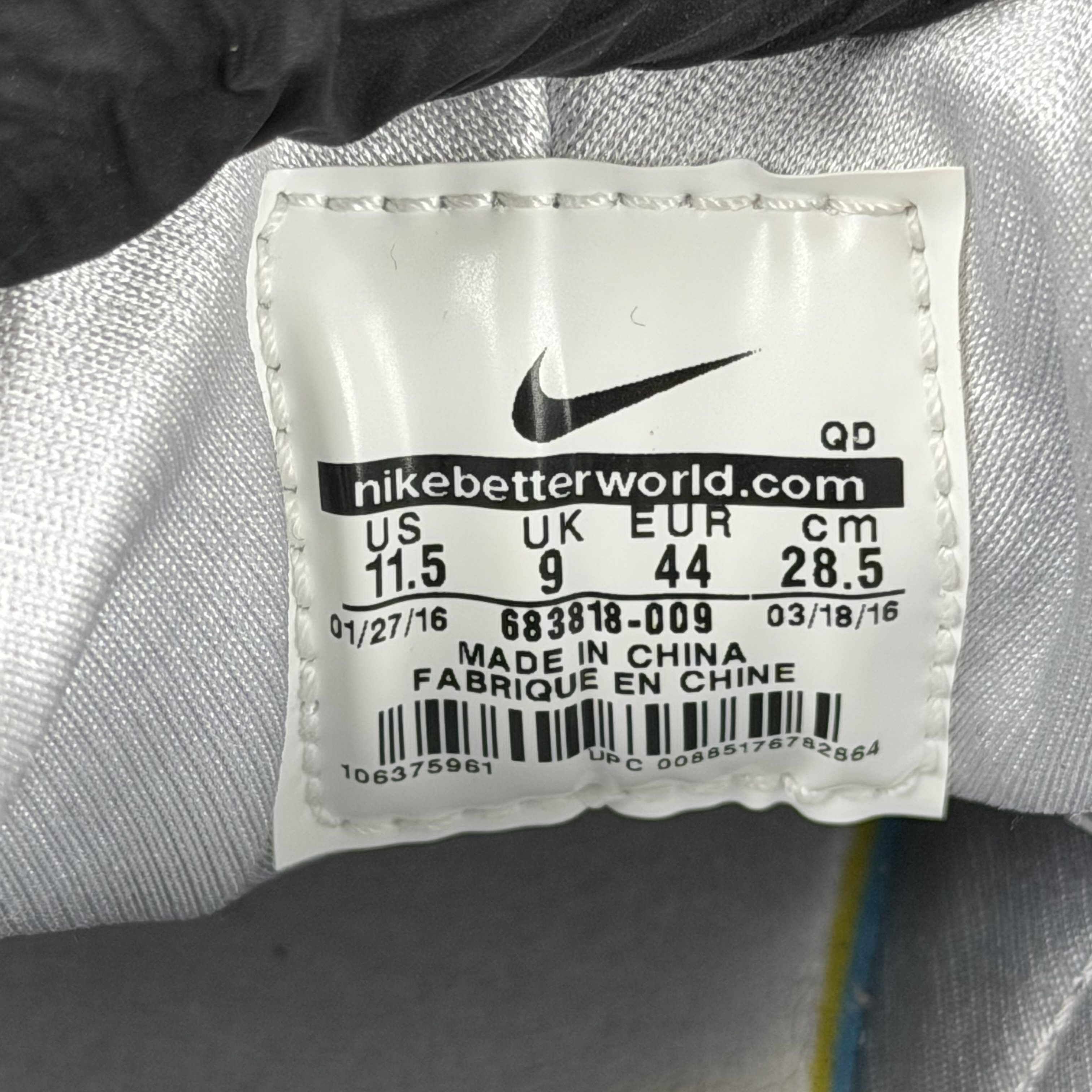 SP5209 AIR HUARACHE RUN PRM MNS WMNS "Grey" 683818 009