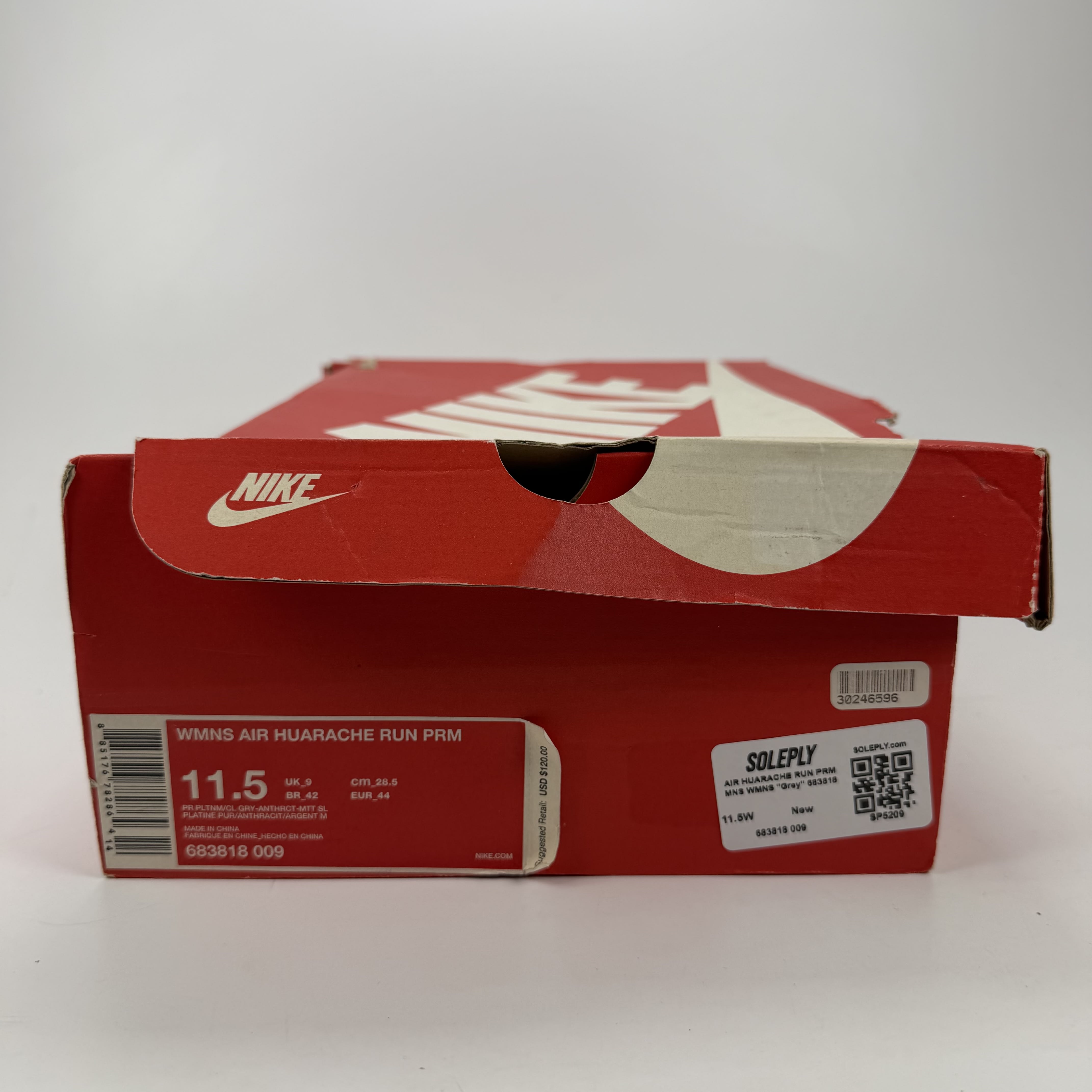 SP5209 AIR HUARACHE RUN PRM MNS WMNS "Grey" 683818 009