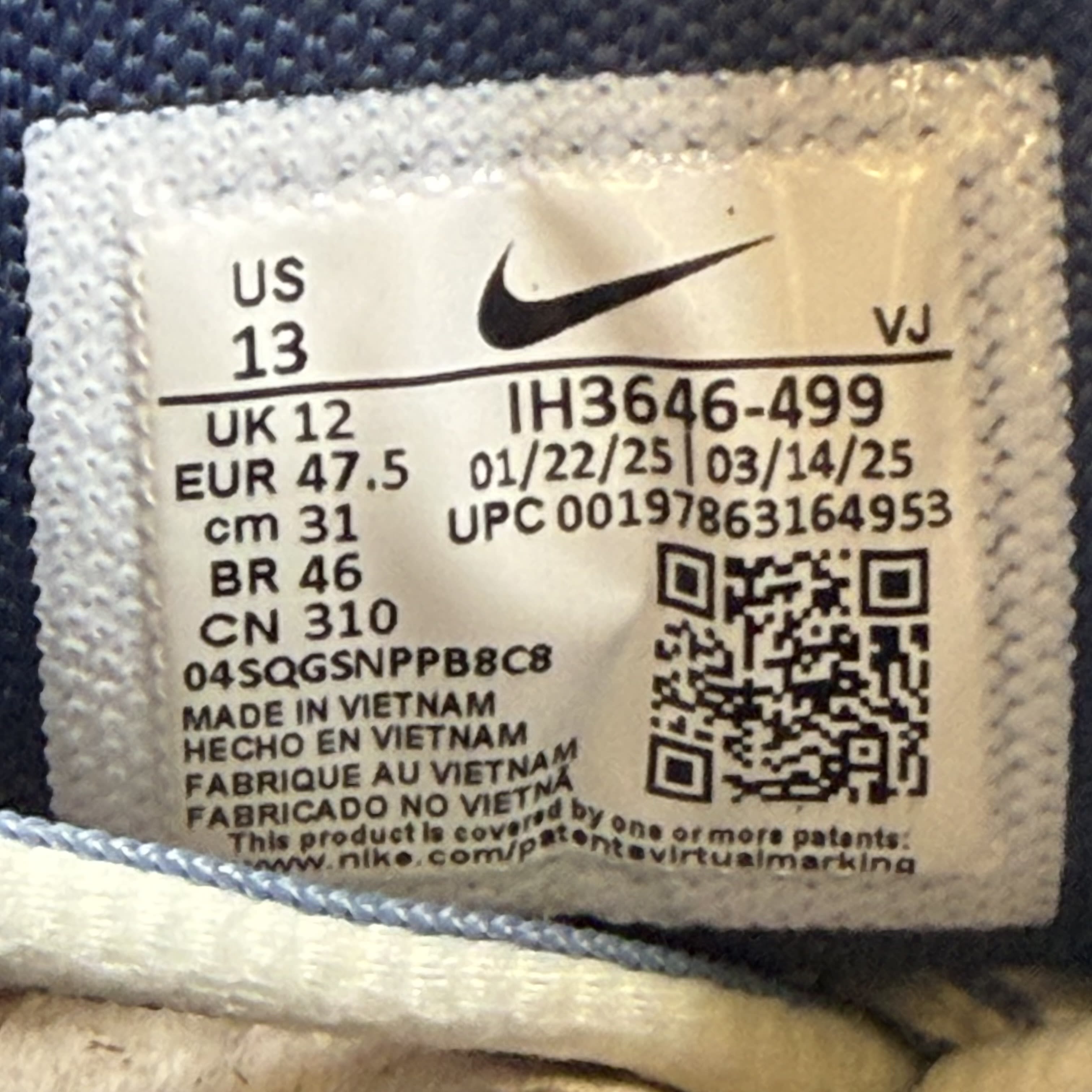 SP7904 Nike P-6000 SE Worn Blue Denim