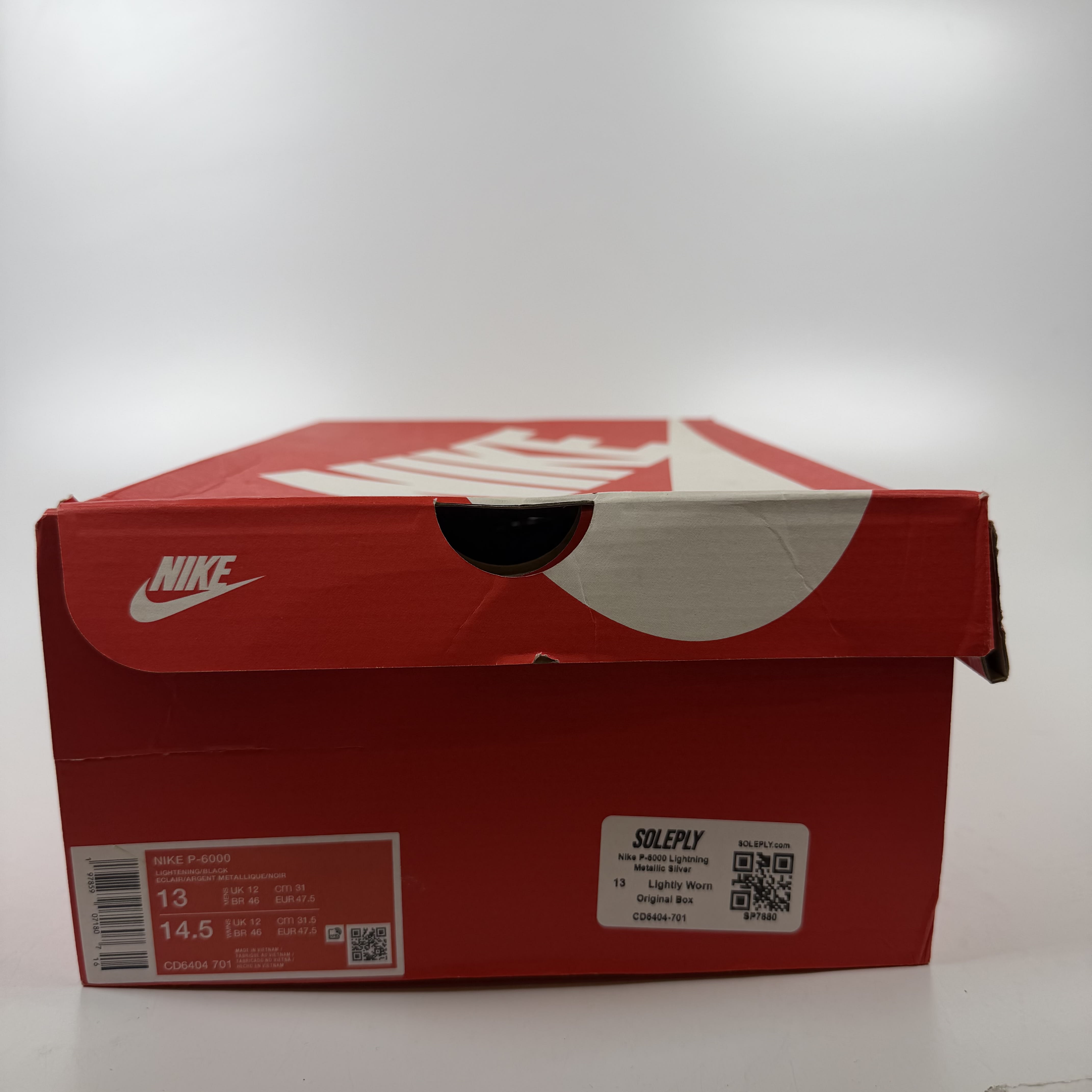 SP7880 Nike P-6000 Lightning Metallic Silver