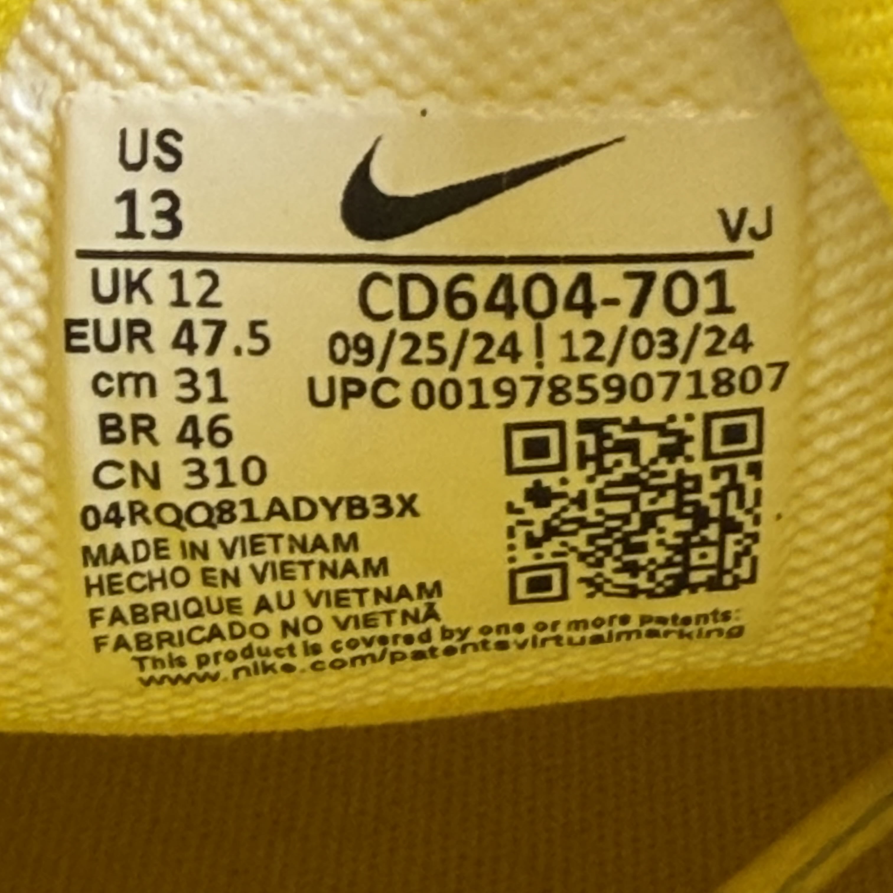 SP7880 Nike P-6000 Lightning Metallic Silver