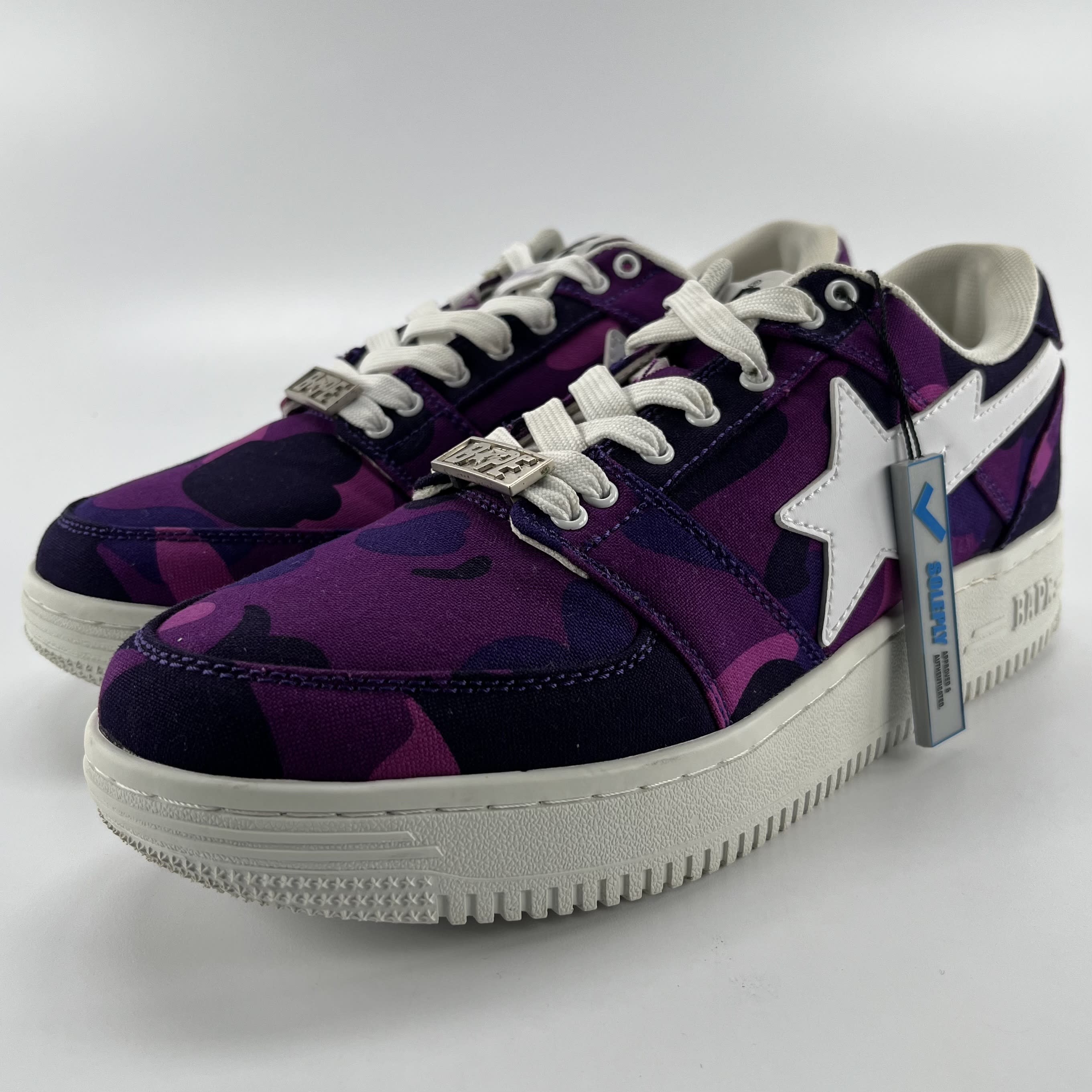 628846 A Bathing Ape Bape Sta Low Color Camo Purple