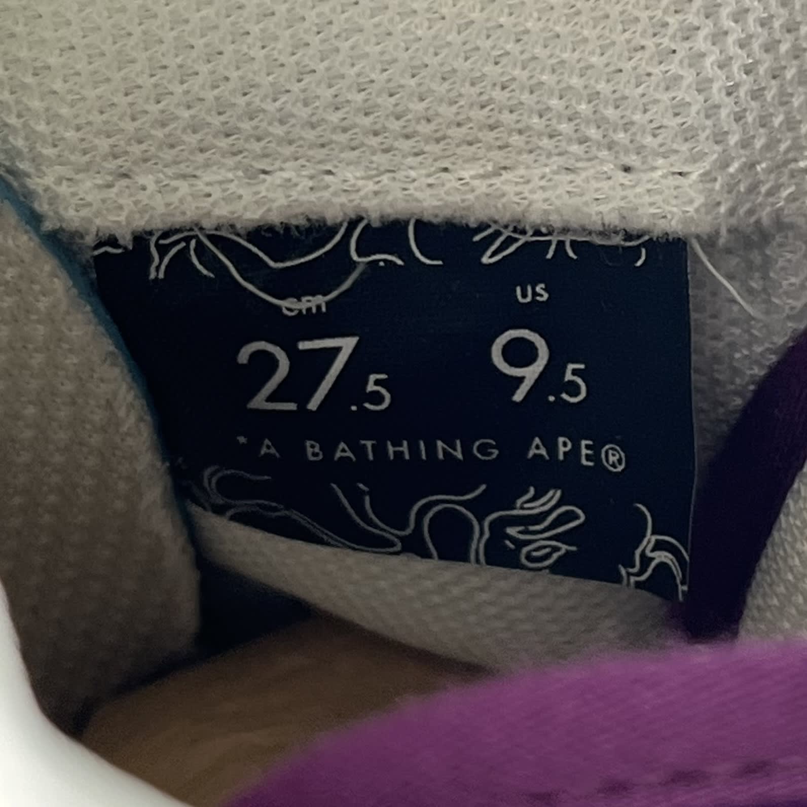 628846 A Bathing Ape Bape Sta Low Color Camo Purple