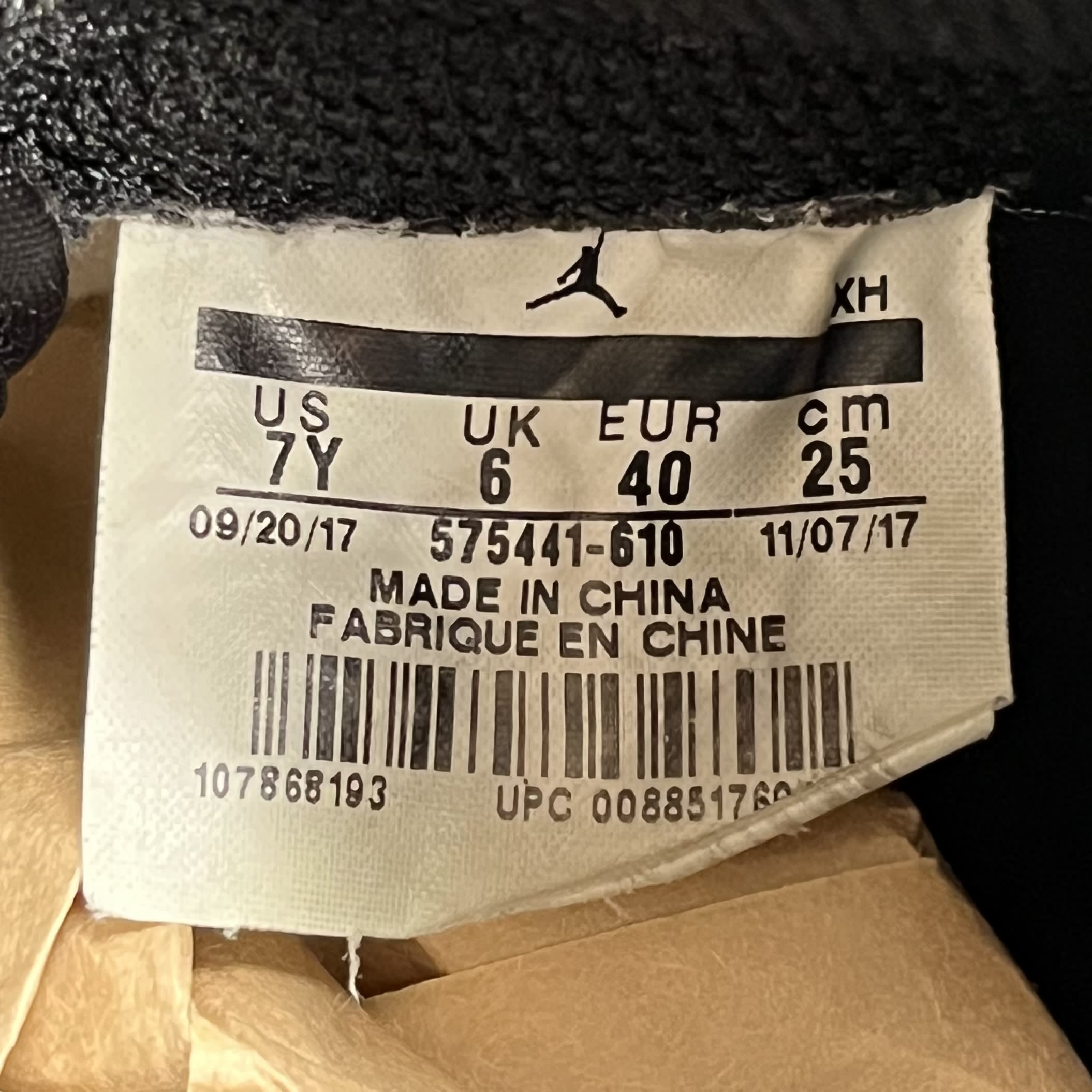 510486 Jordan 1 Retro High Bred Toe (GS)