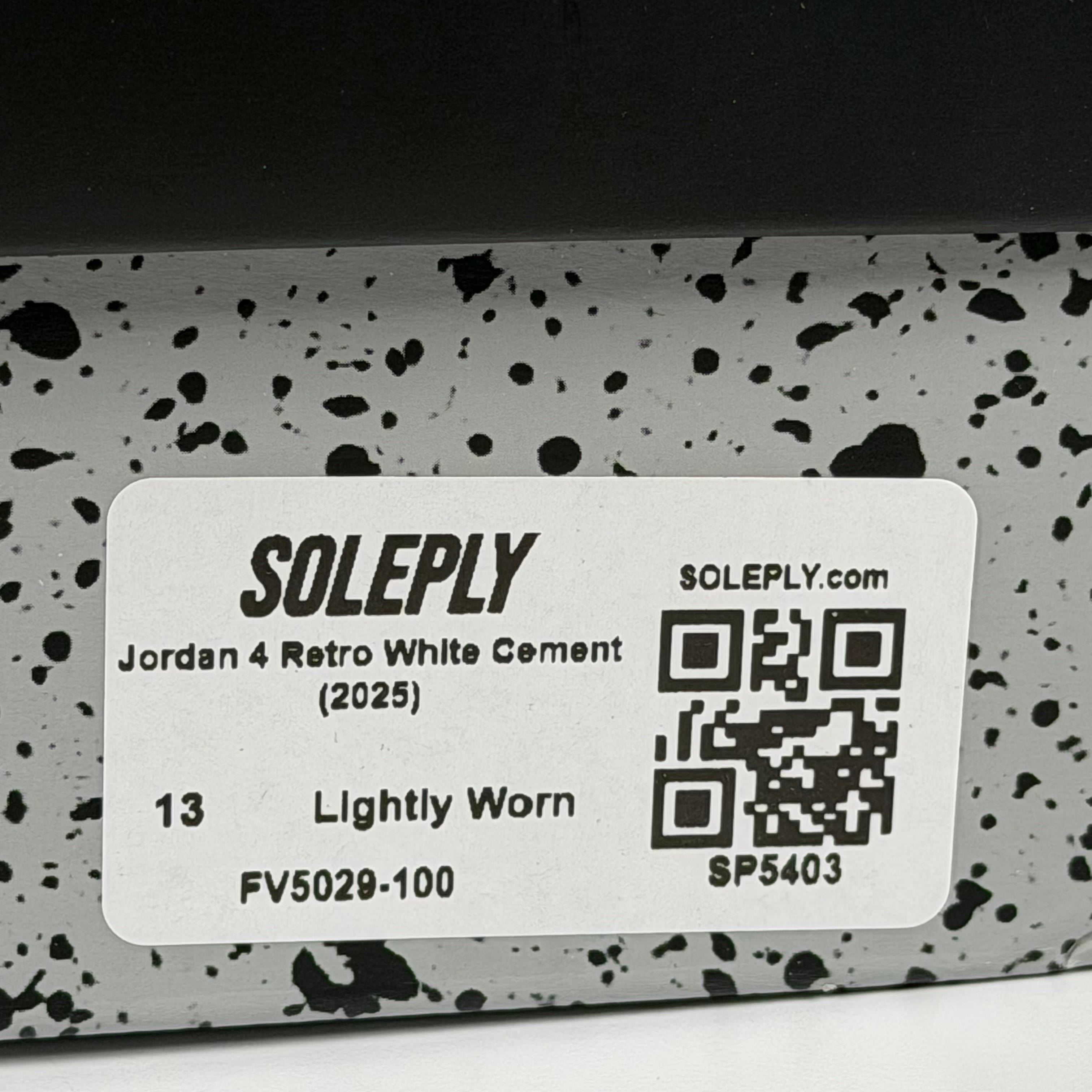 [SP5403] Jordan 4 Retro White Cement (2025)