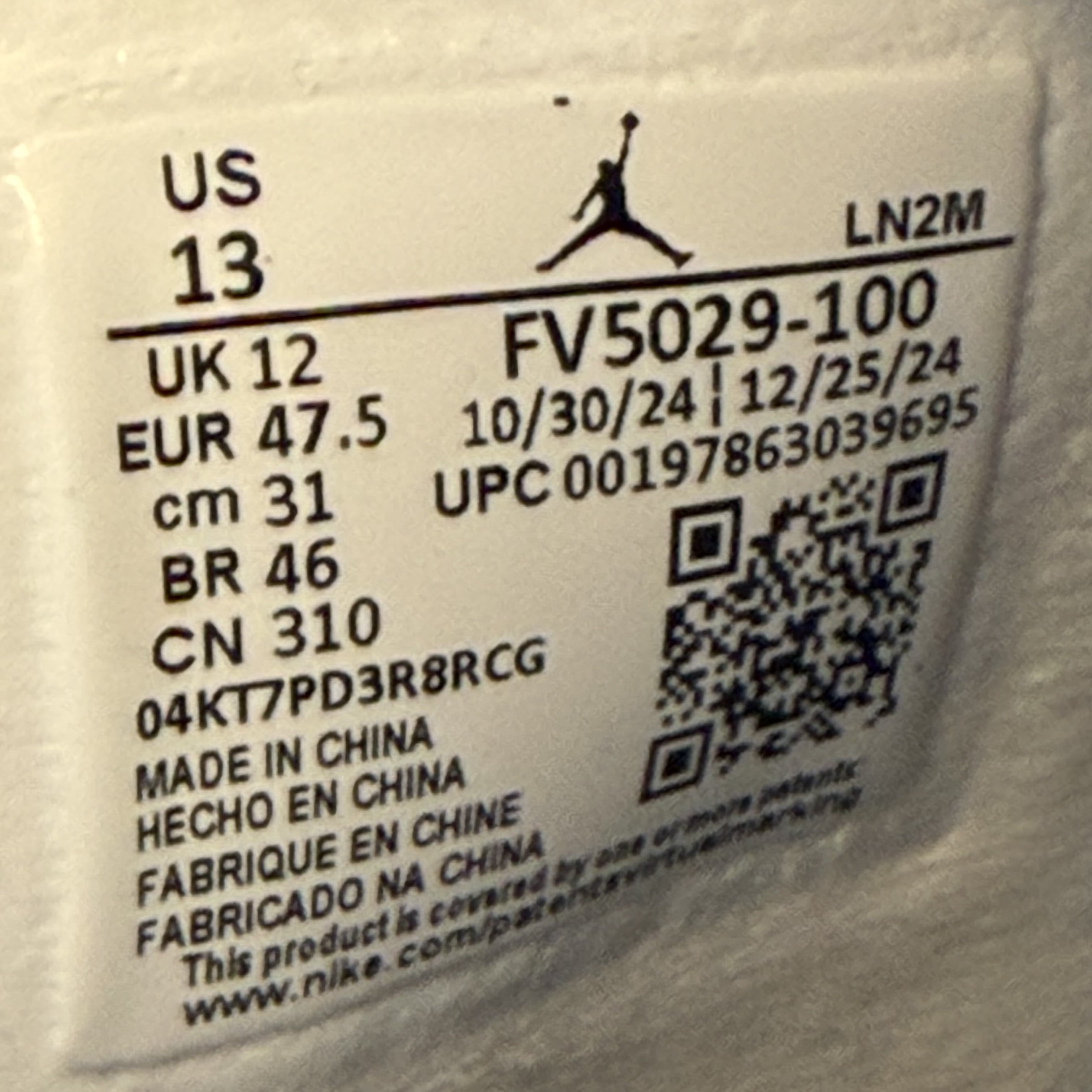 [SP5403] Jordan 4 Retro White Cement (2025)