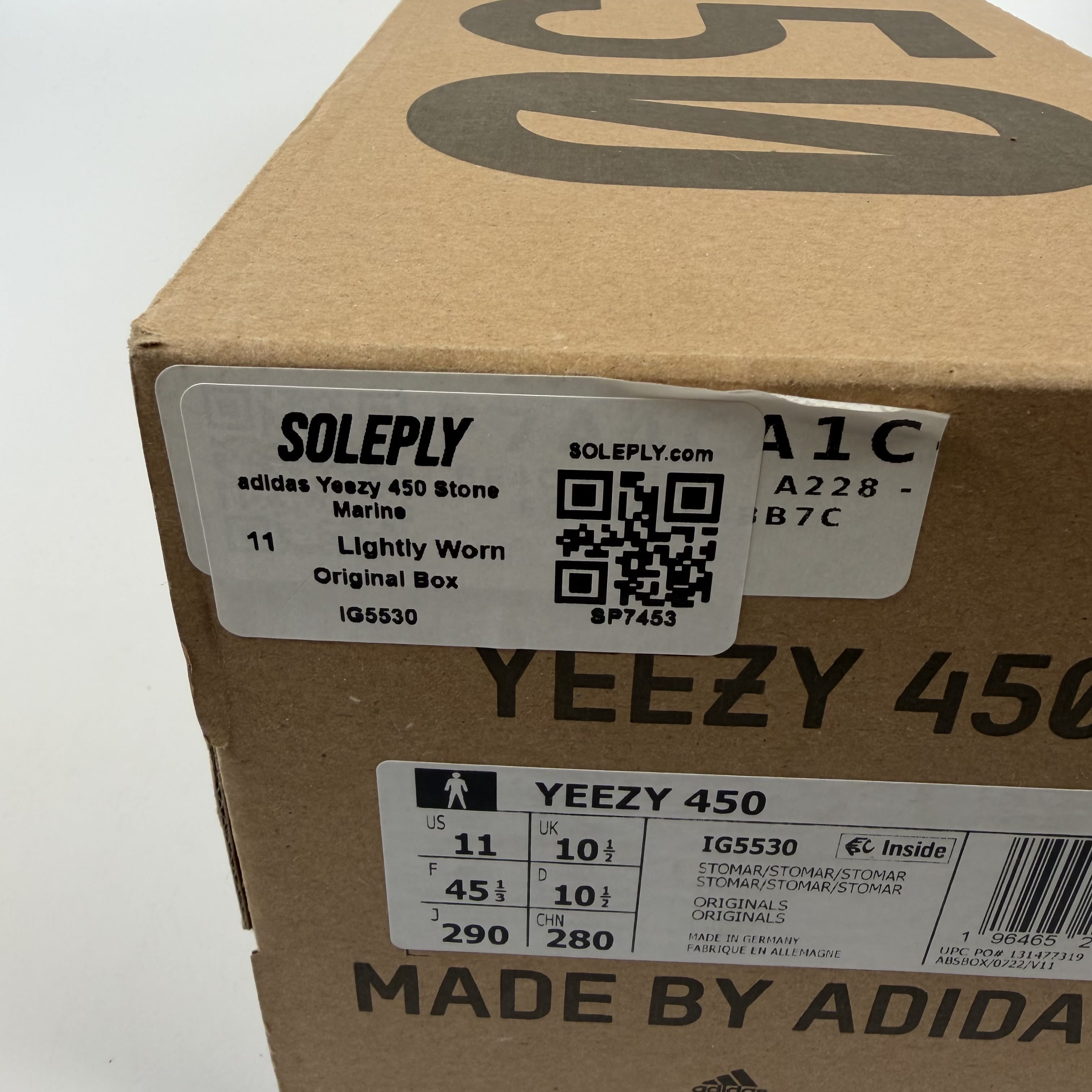 SP7453 adidas Yeezy 450 Stone Marine