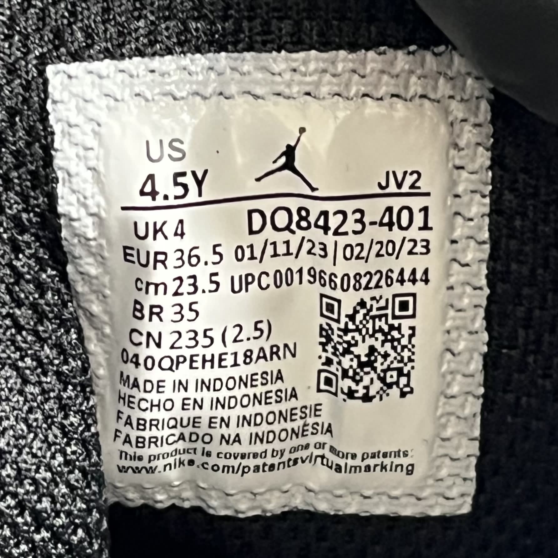 263181 Jordan 1 Mid University Blue Black (GS)