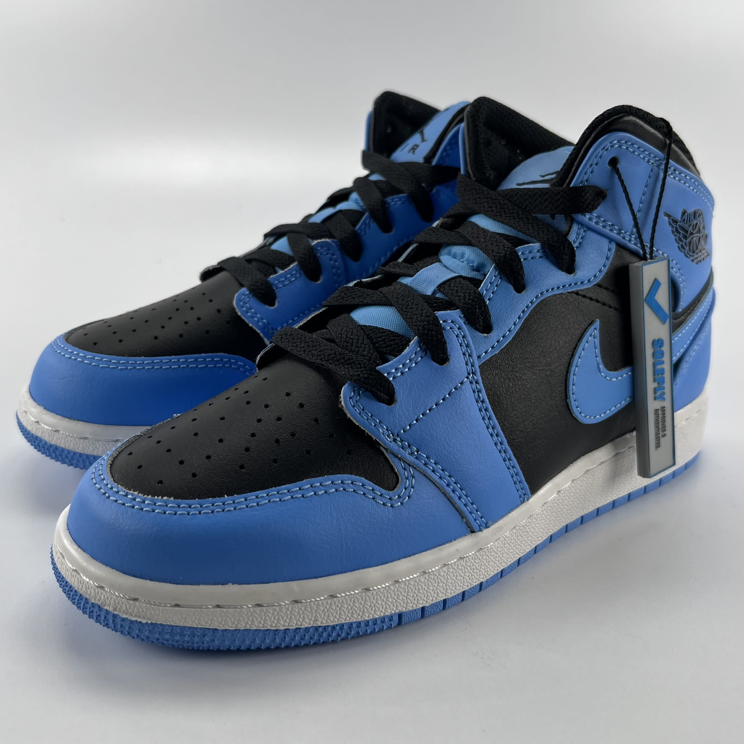 263181 Jordan 1 Mid University Blue Black (GS)