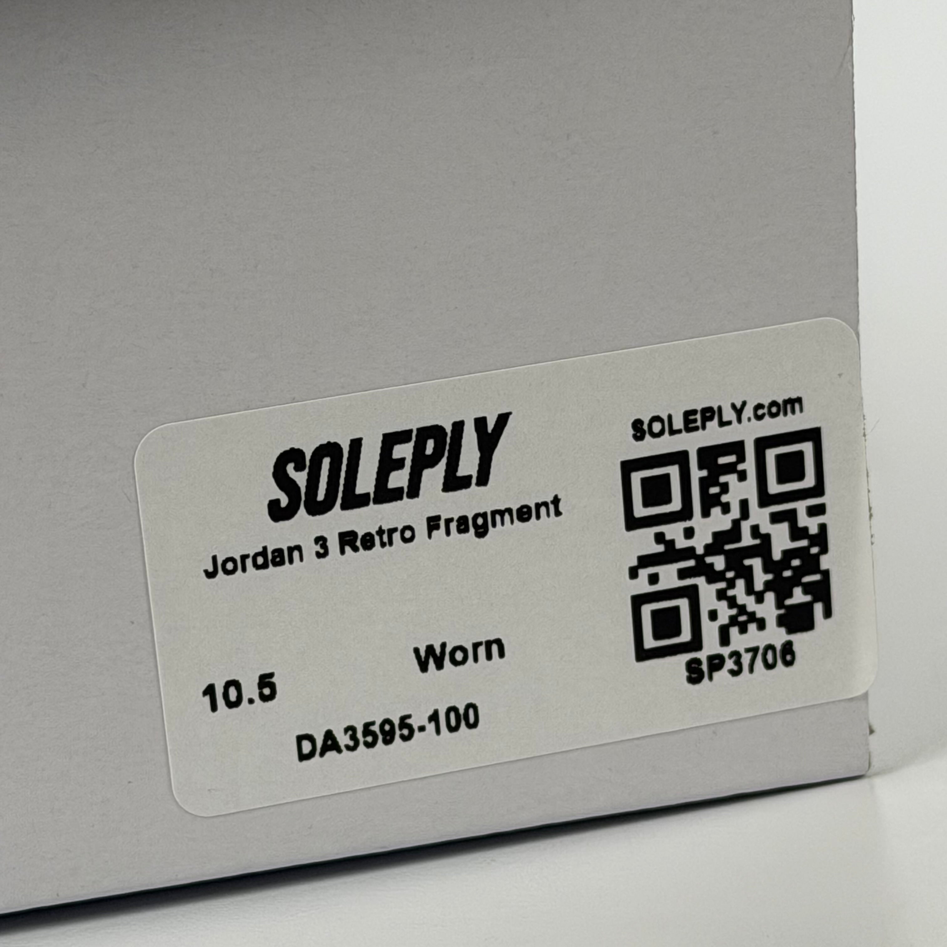SP3706 Jordan 3 Retro Fragment
