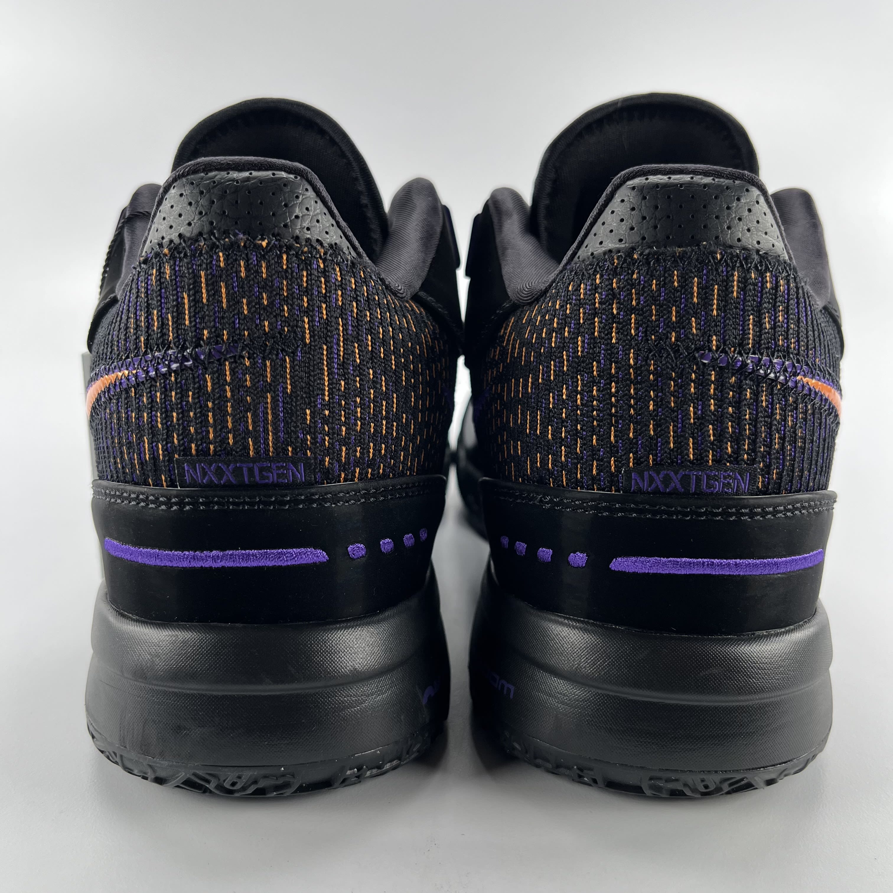 SP55 Nike Zoom LeBron NXXT Gen AMPD Black Field Purple Bright Mandarin