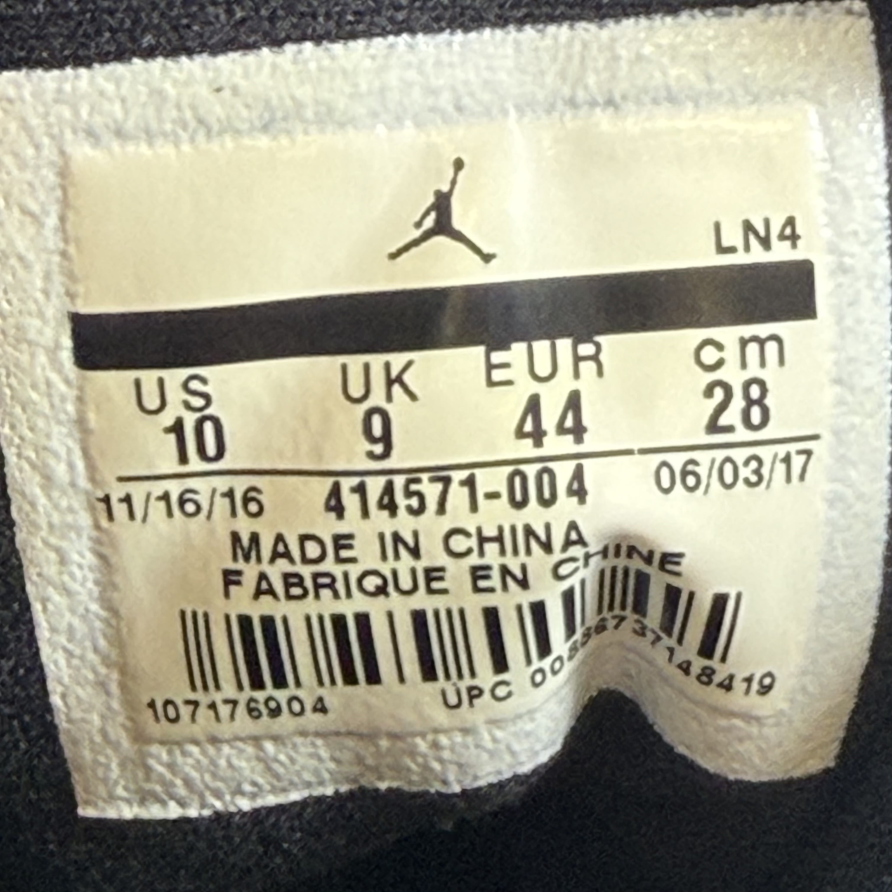 [SP7348] Jordan 13 Retro Bred (2017)