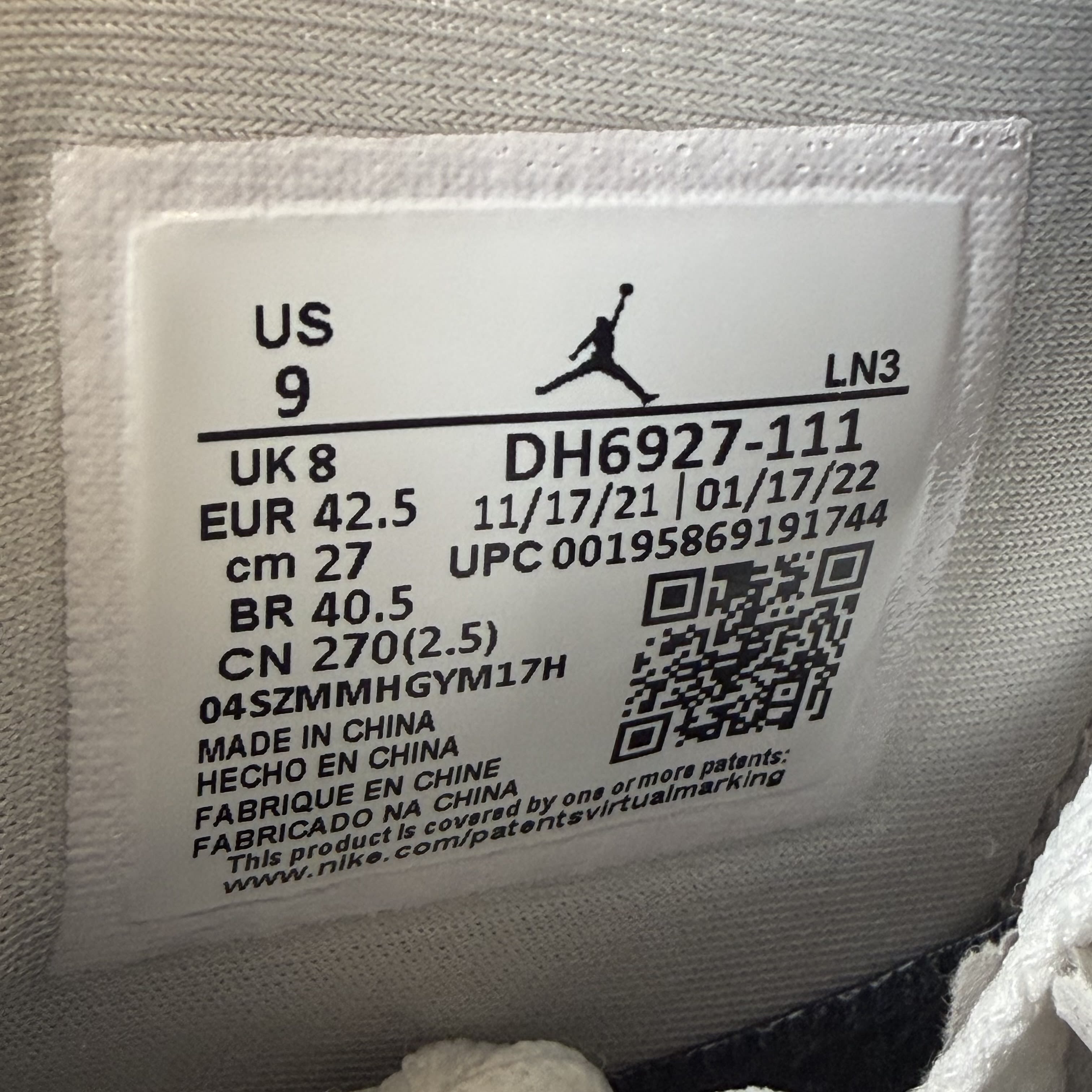 SP8070 Jordan 4 Retro Military Black