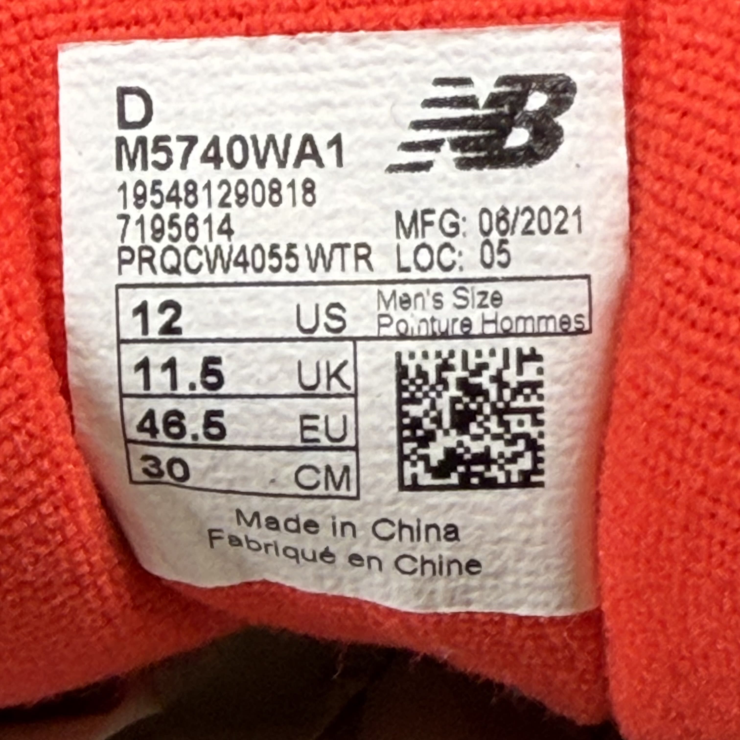 SP7875 New Balance 57/40 Henna Neo Flame
