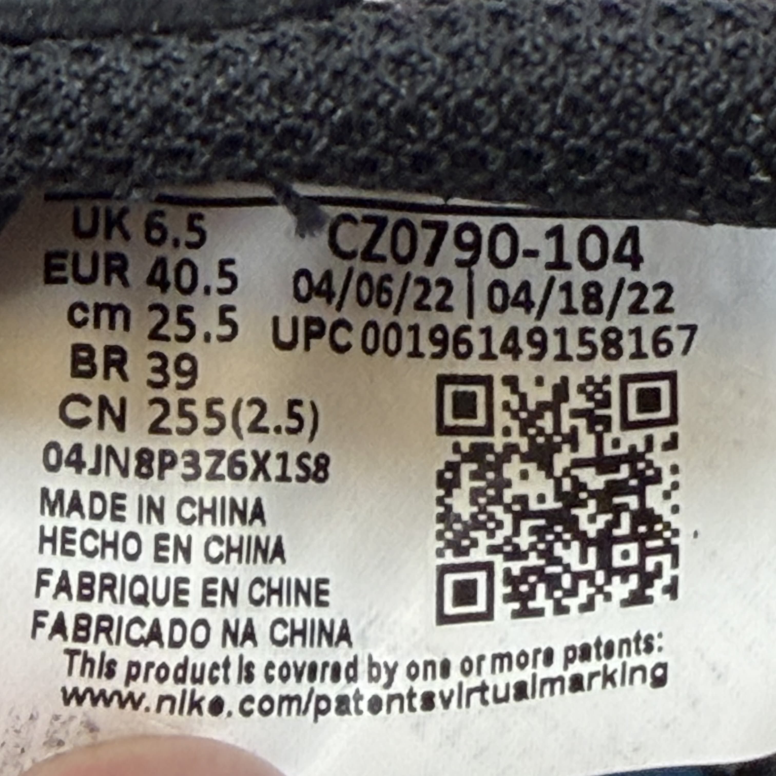 SP11552 Jordan 1 Retro Low OG Black Dark Powder Blue