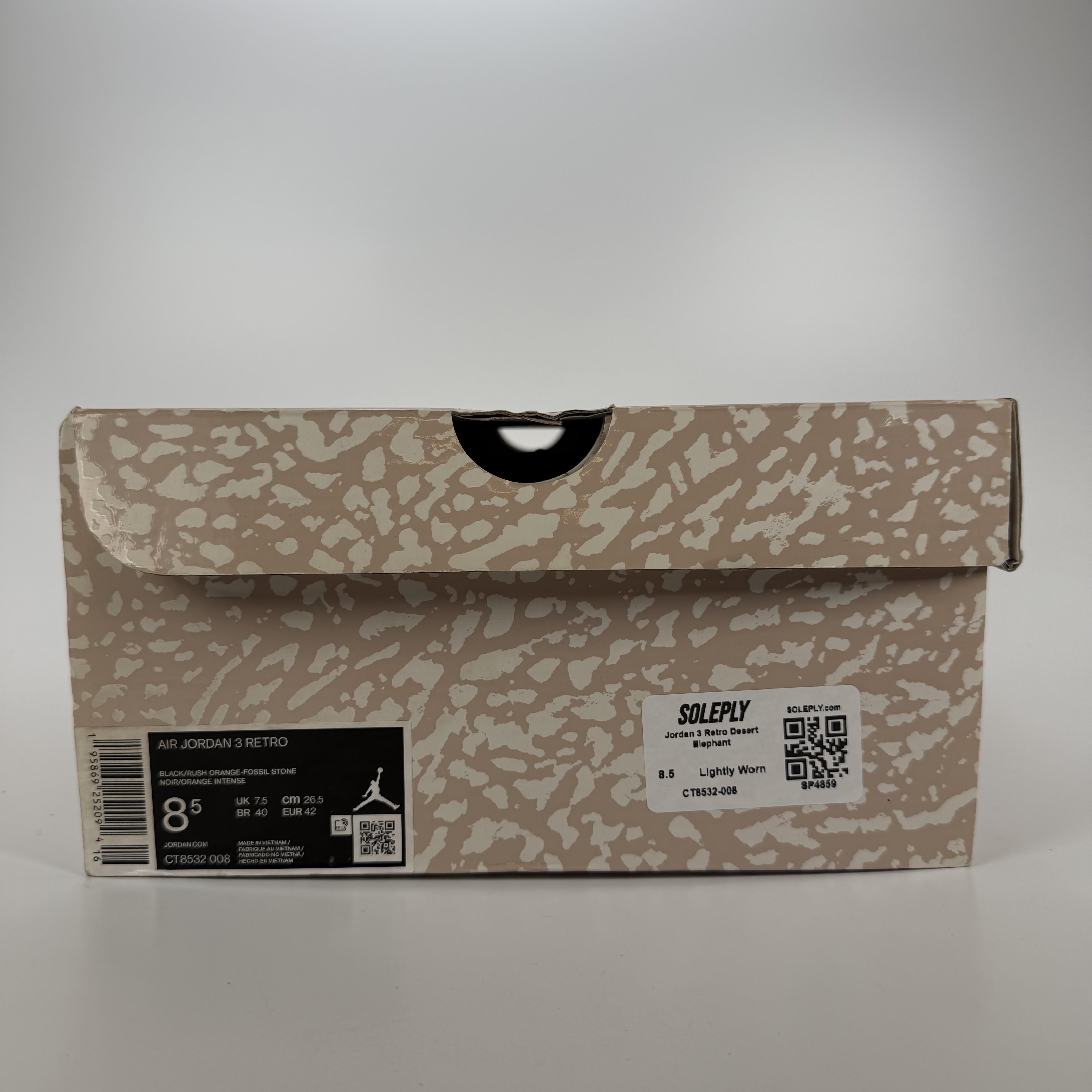 SP4859 Jordan 3 Retro Desert Elephant