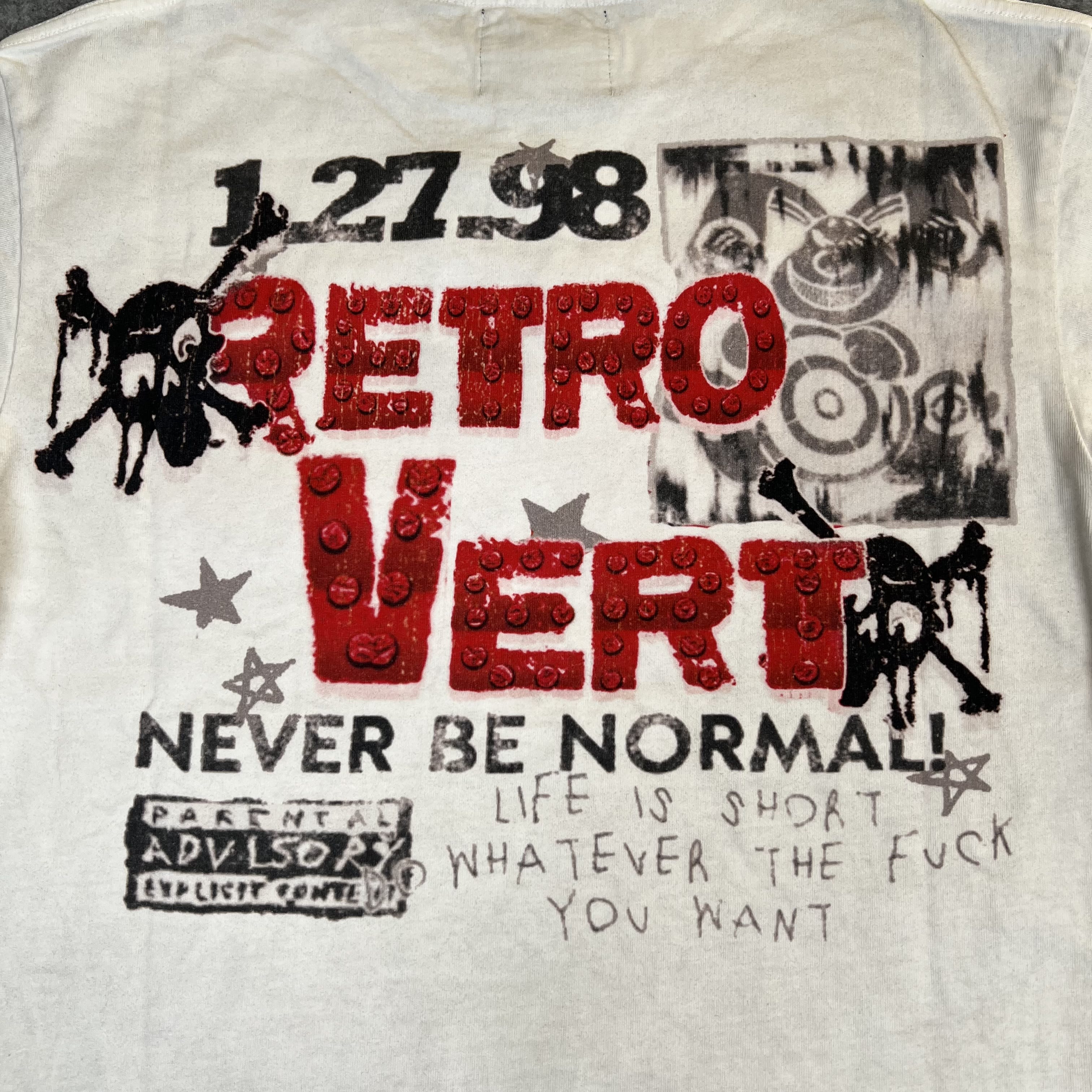 SP7663 RetroVert Rhinestone Nurse T-Shirt White/Red