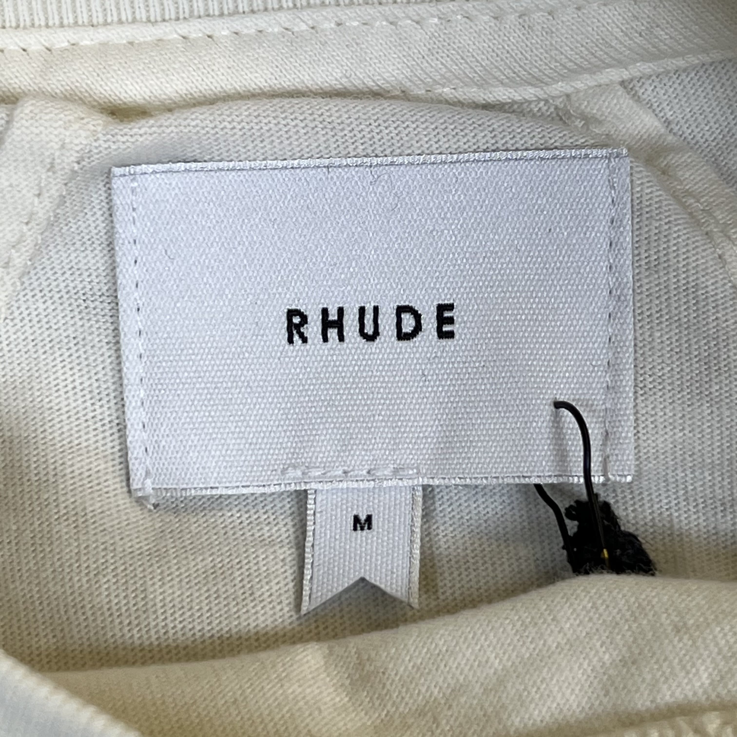 350150 Rhude Yacht Club Tee 'Vintage White'