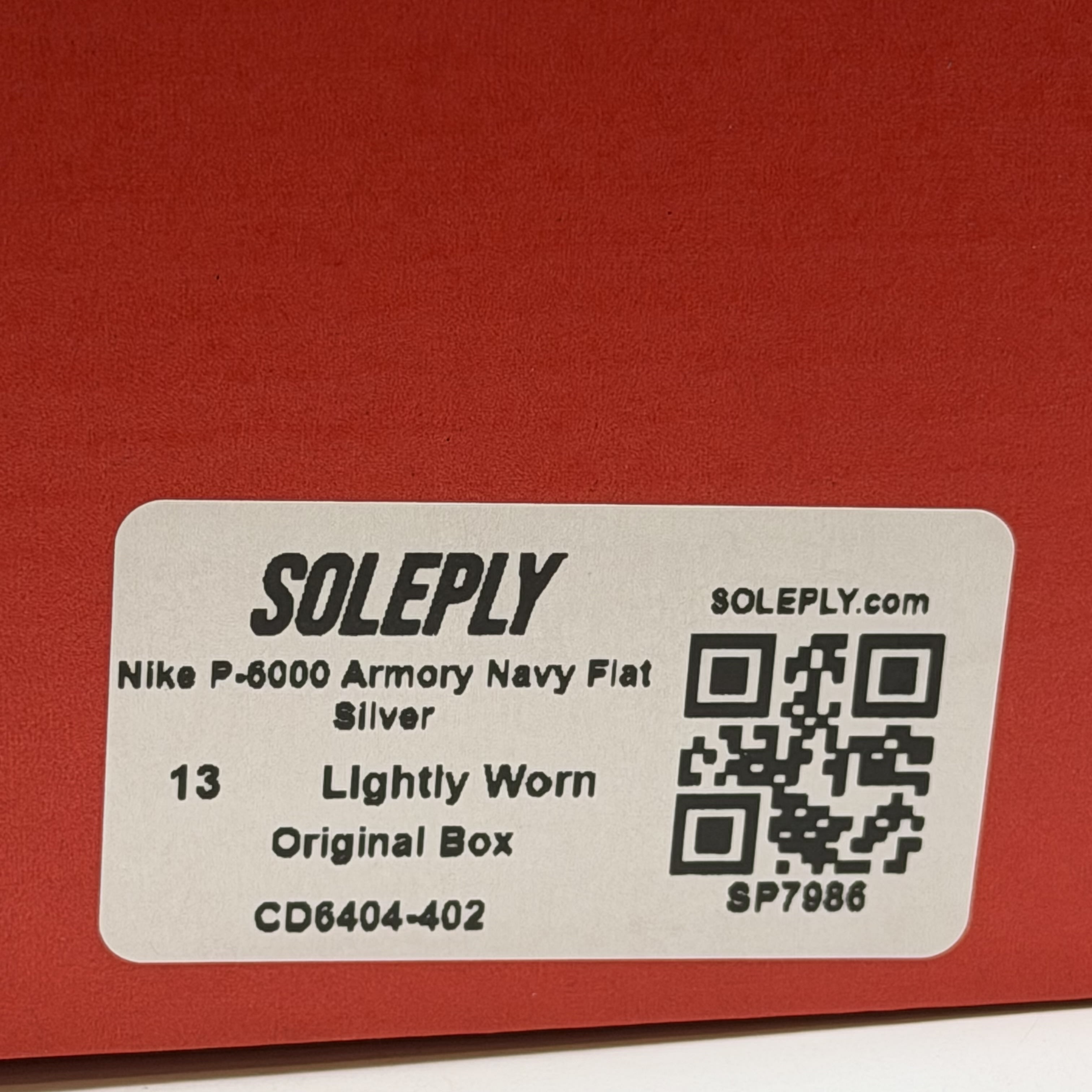 SP7986 Nike P-6000 Armory Navy Flat Silver